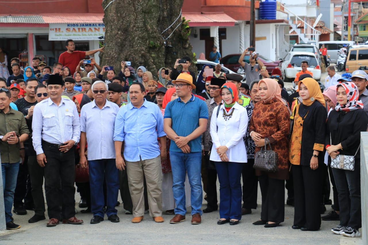 Peresmian Plaza Air Mancur Pantai Timur Pangandaran