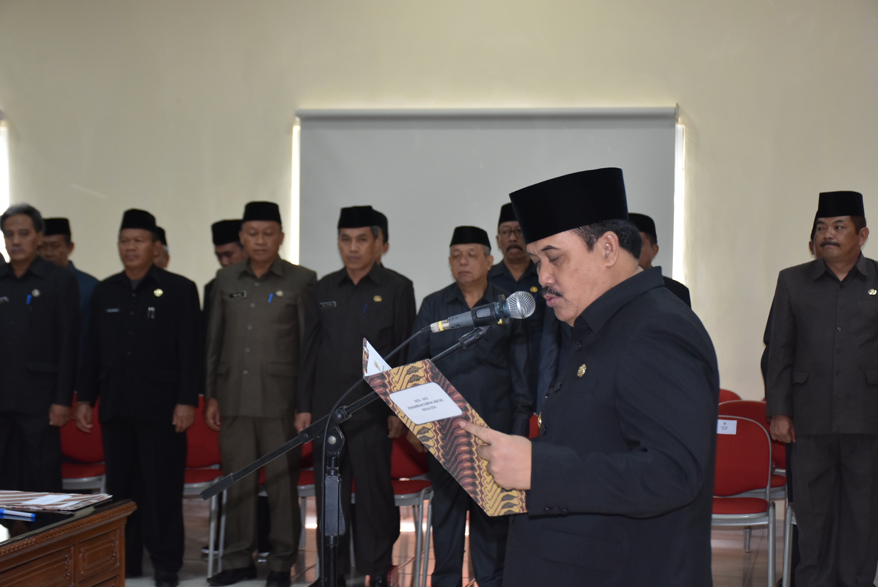 Pelantikan Kepala Desa Serentak Masa Bhakti 2020-2026