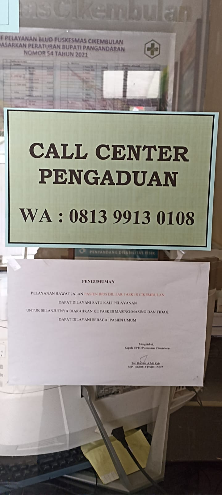 SARANA PENGADUAN