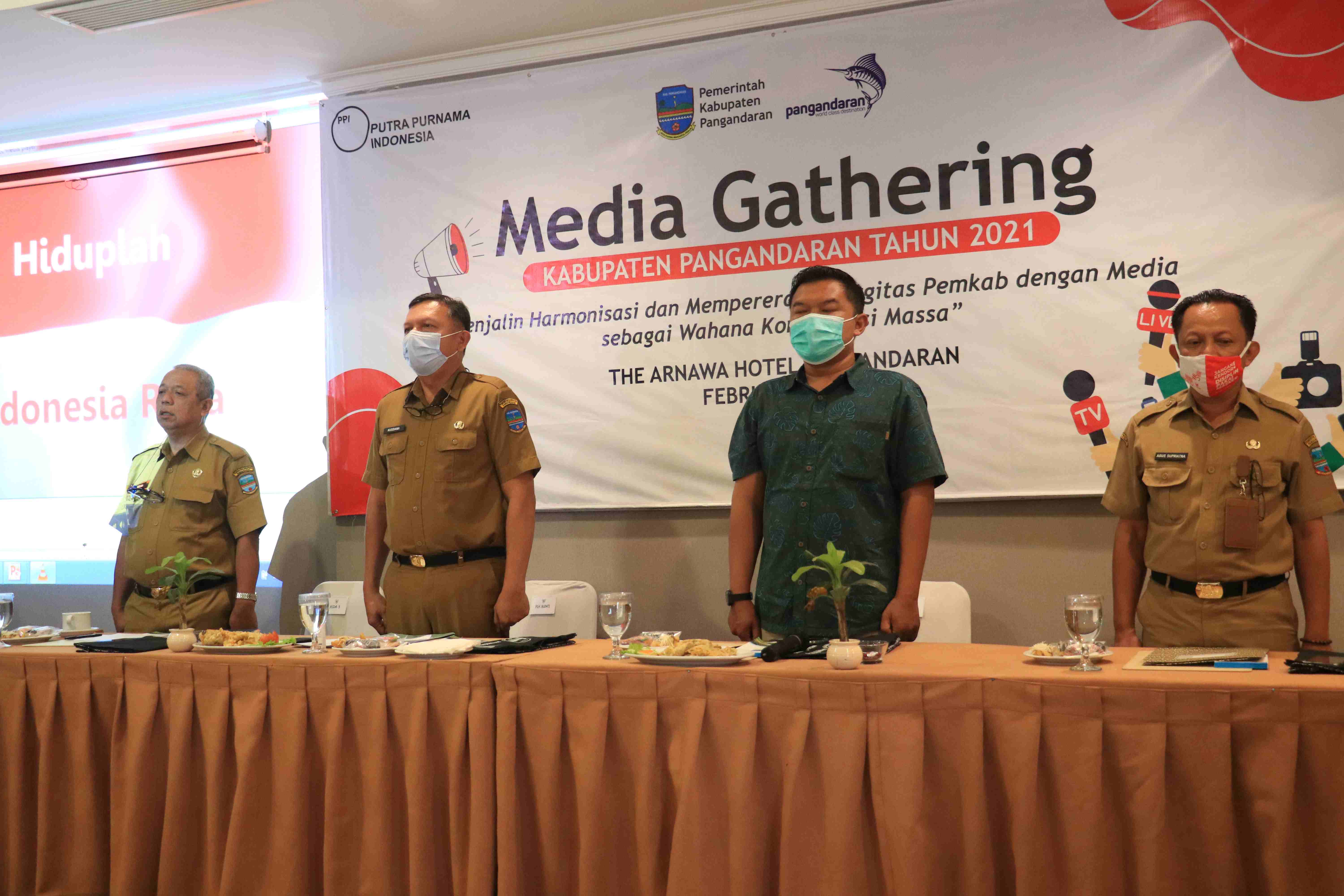 Media Gathering Kab. Pangandaran Tahun 2021 sekaligus memperingati Hari Pers Nasional Tahun 2021
