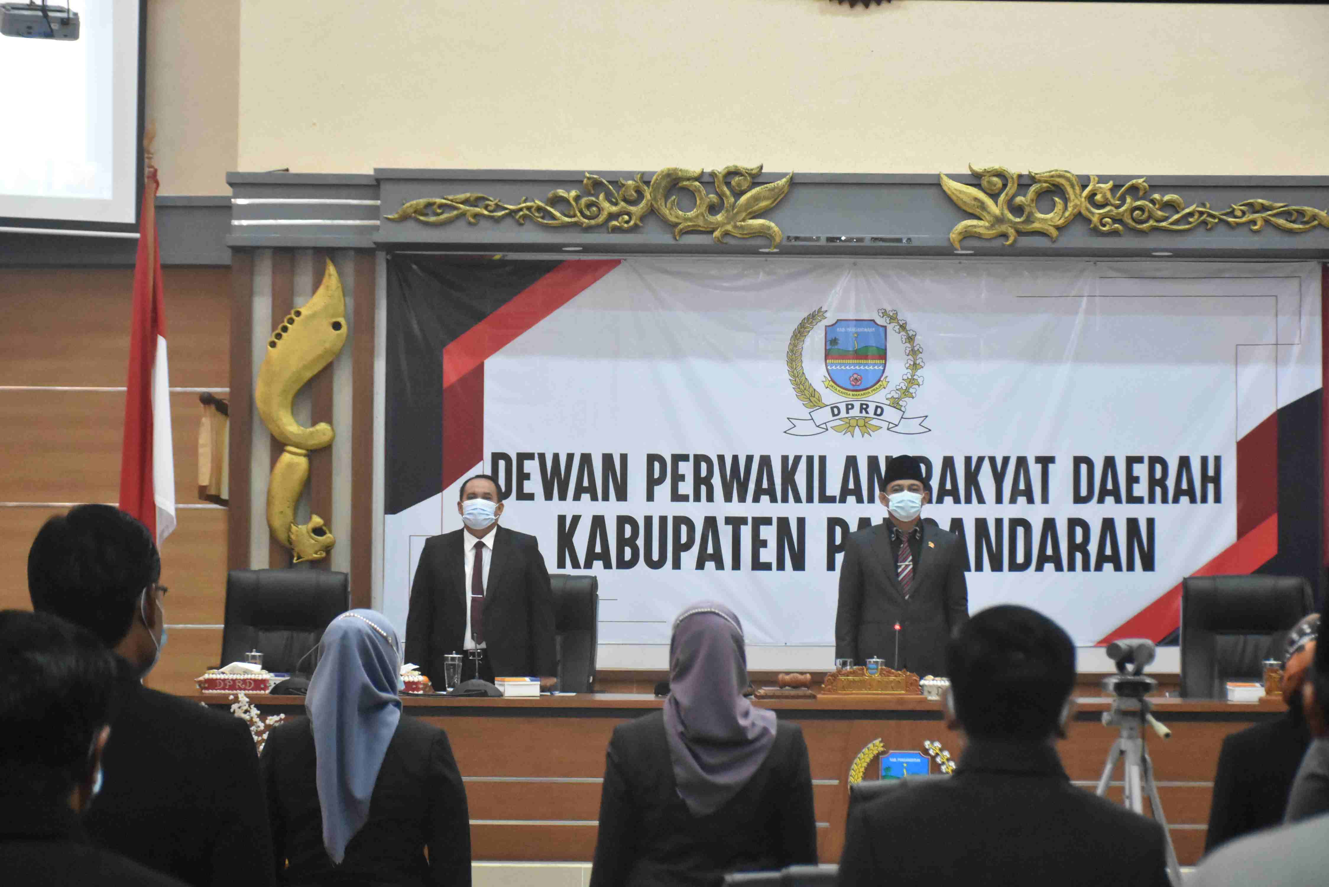 Rapat Paripurna Penyampaian Rekomendasi LKPJ Bupati Pangandaran