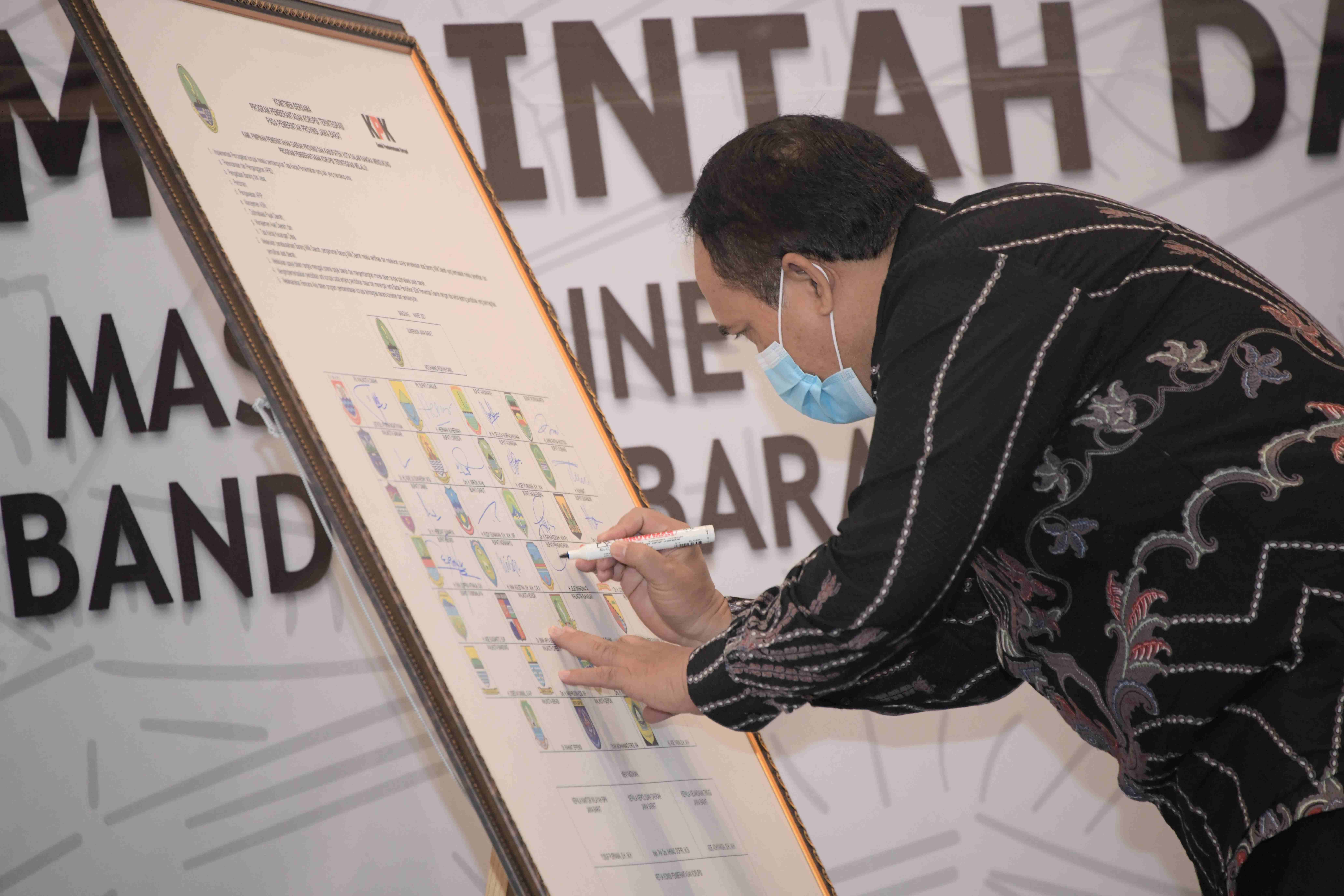 Komitmen pemberantasan korupsi terintegrasi bersama Komisi Pemberantasan Korupsi (KPK)