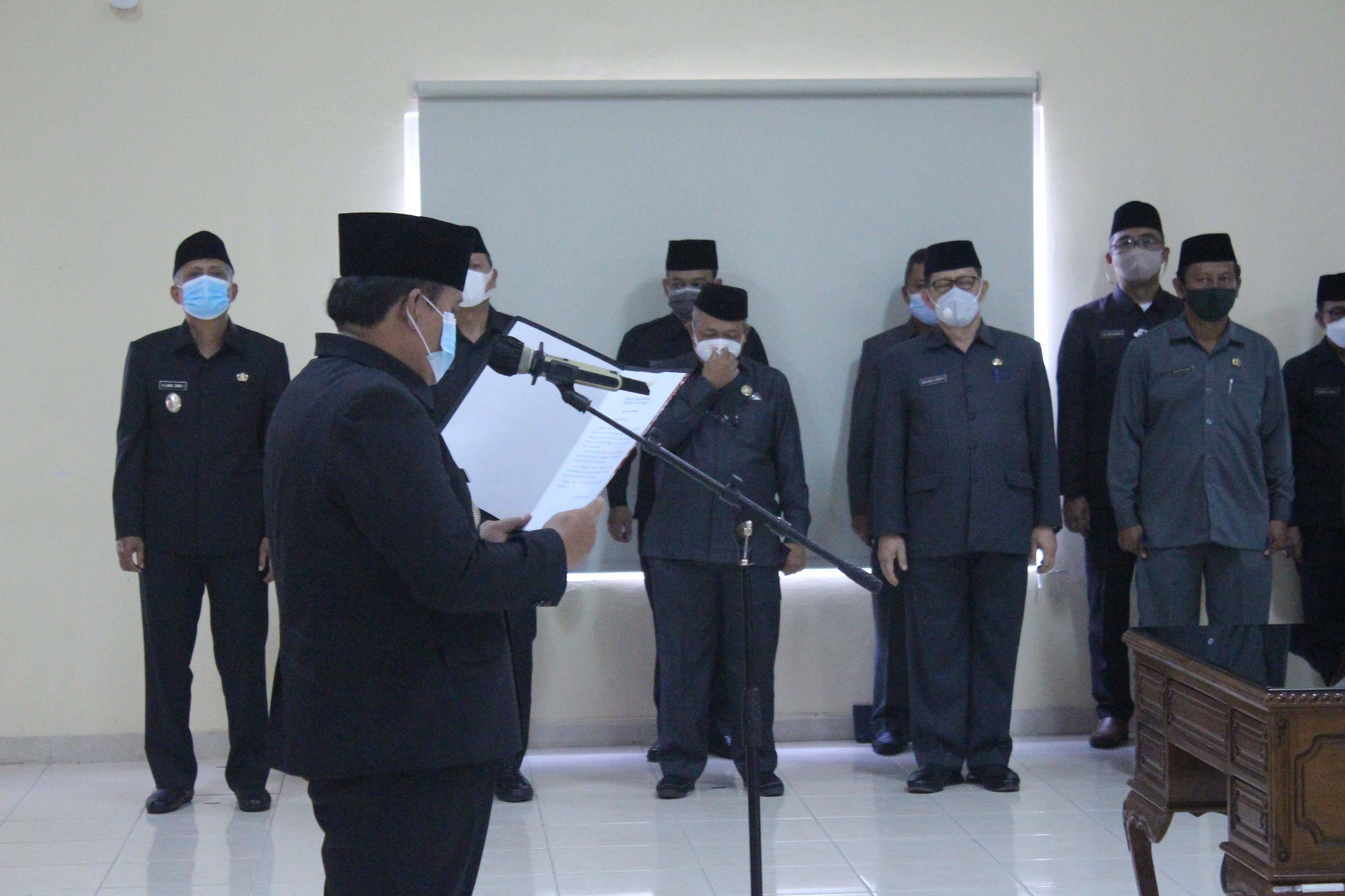 Pelantikan Pejabat Fungsional di Lingkungan Pemerintah Kabupaten Pangandaran