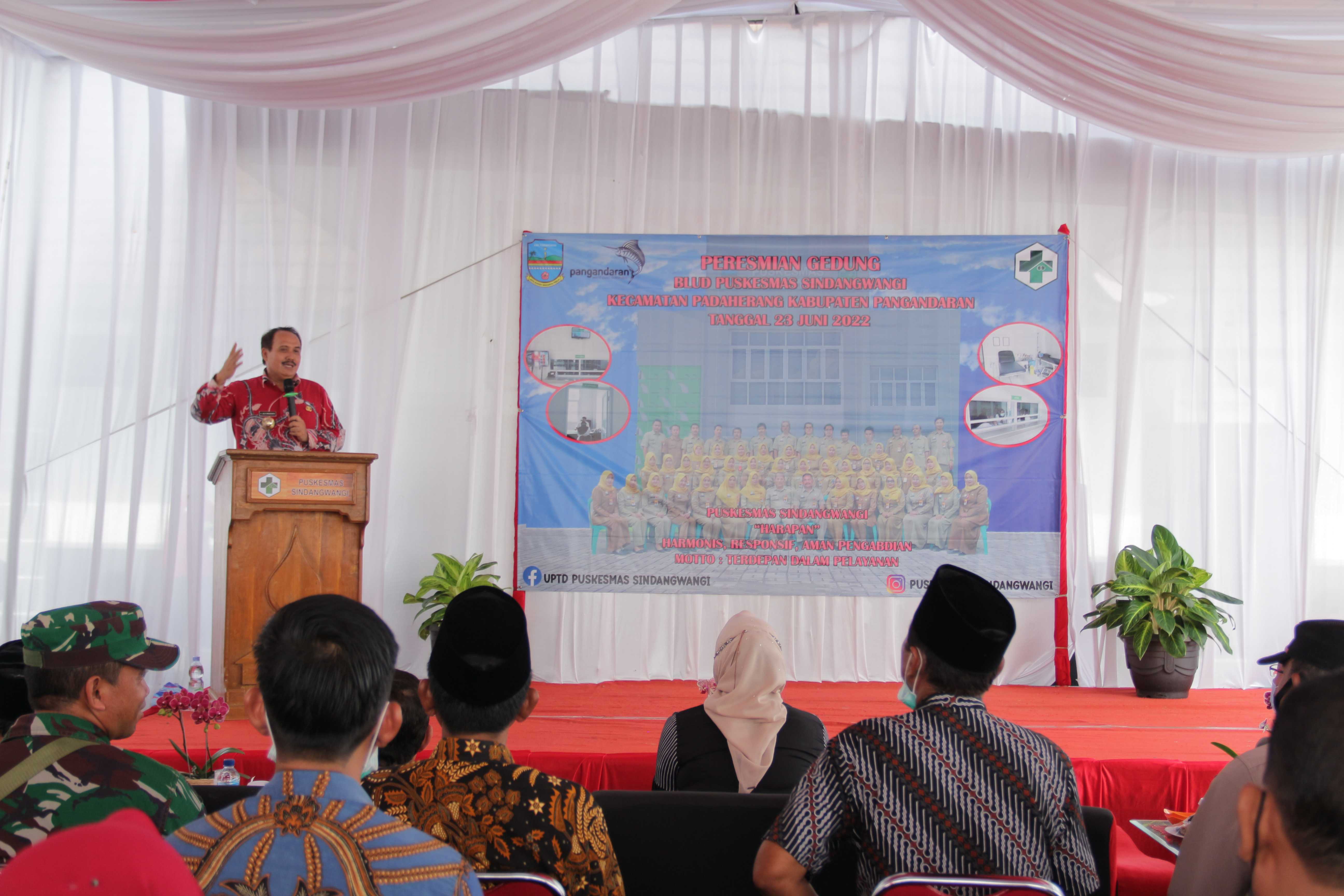 Peresmian Puskesmas Sindangwangi