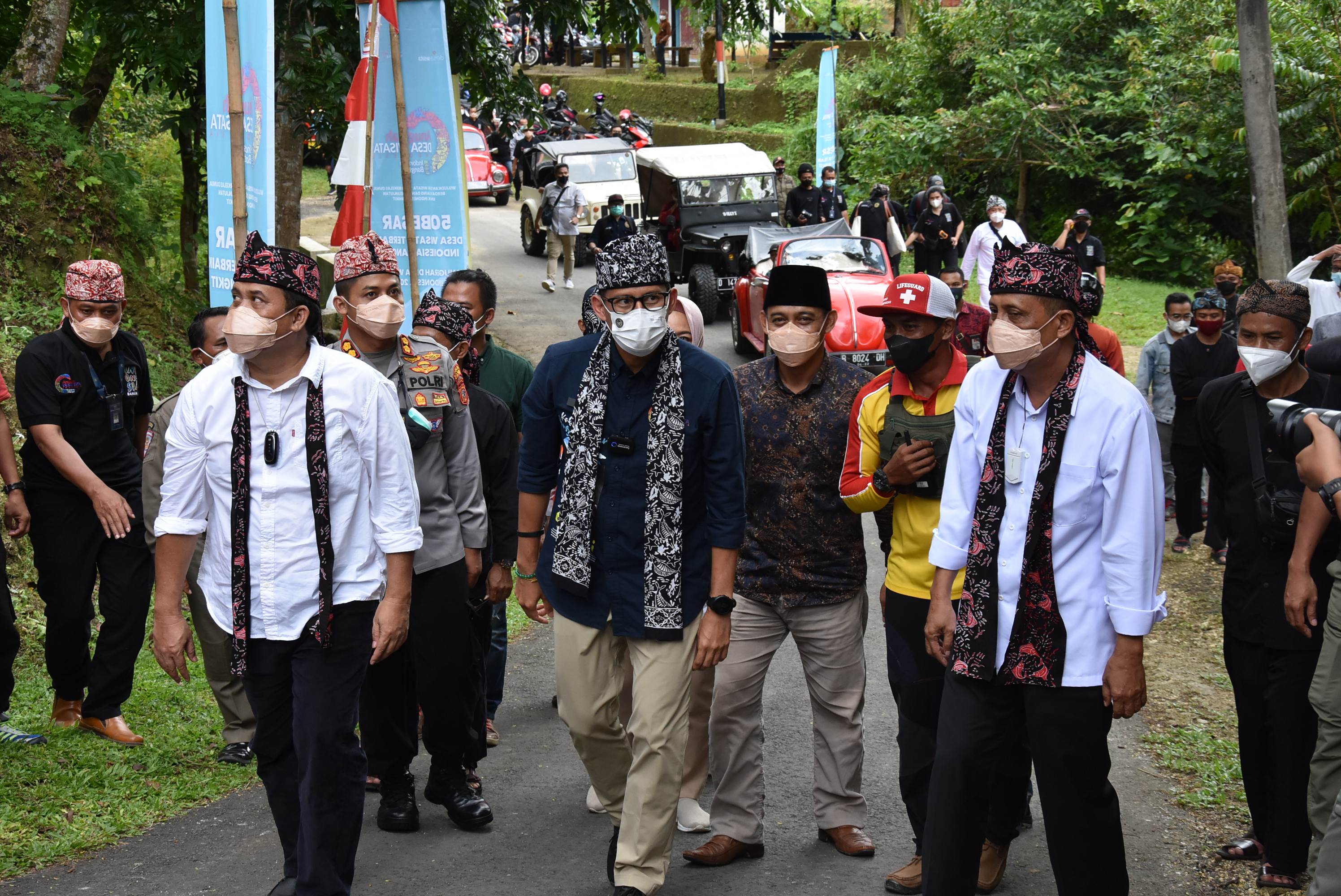 Kunjungan Kerja Menteri Parekraf RI ke Desa Wisata Selasari