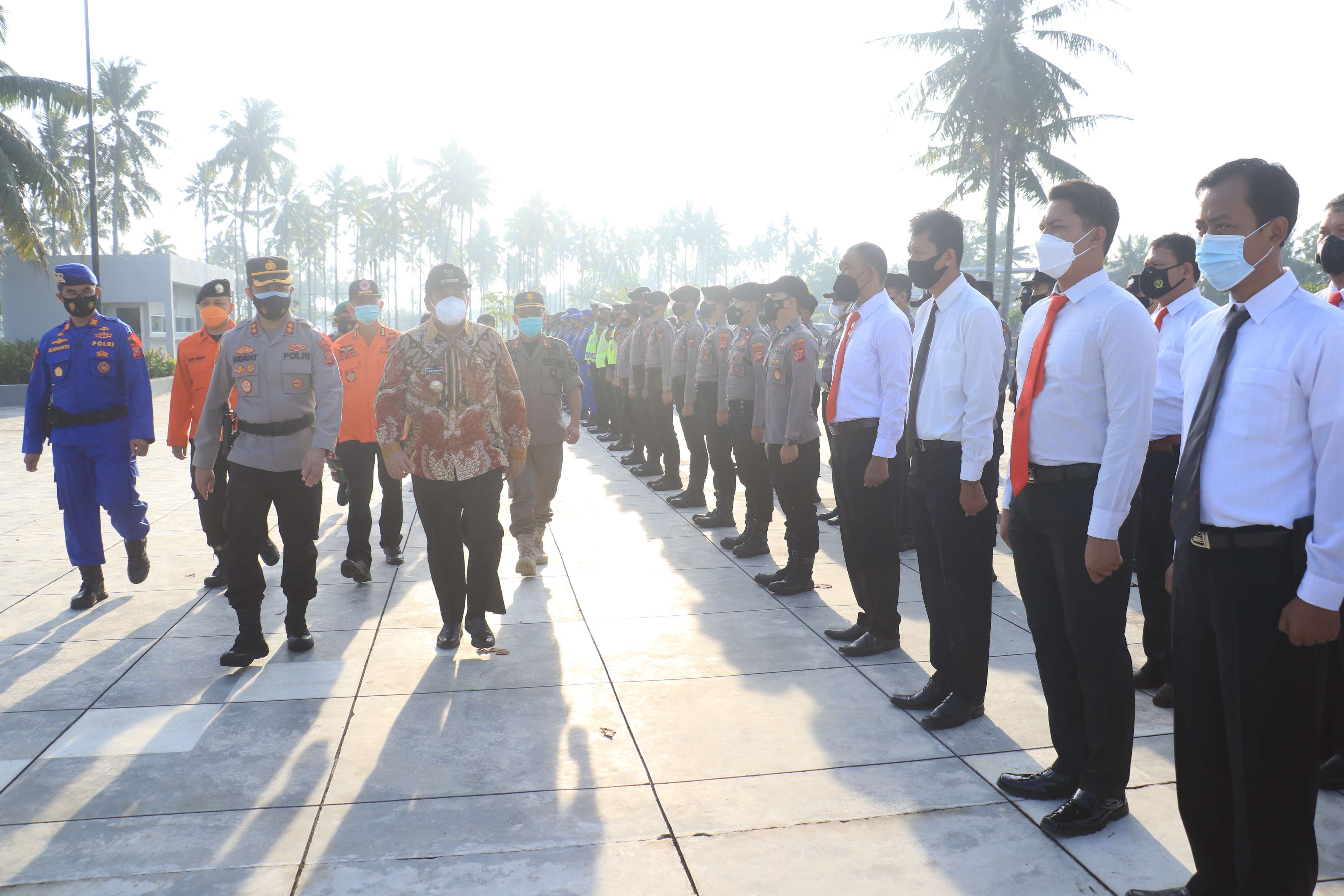 Apel Gelar Pasukan Operasi Ketupat Lodaya 2022 tingkat Kabupaten Pangandaran