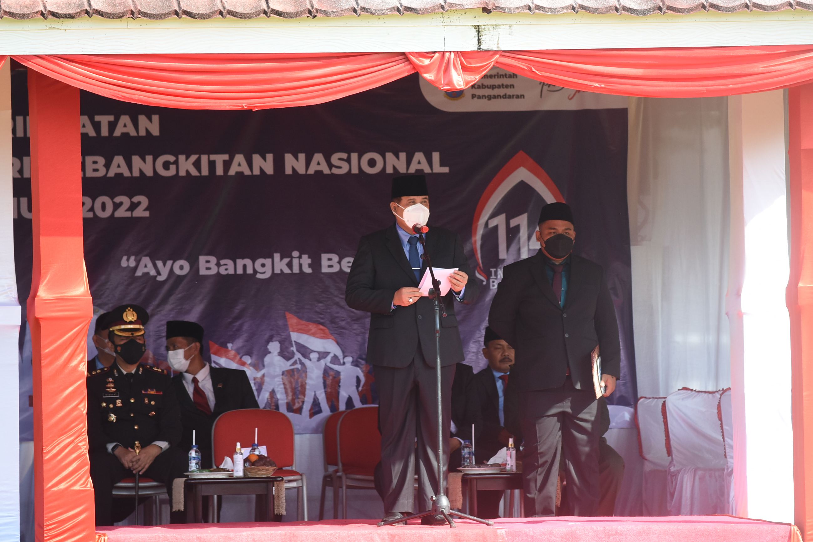 Pelaksanaan Upacara Hari Kebangkitan Nasional ke-114 Tingkat Kabupaten Pangandaran