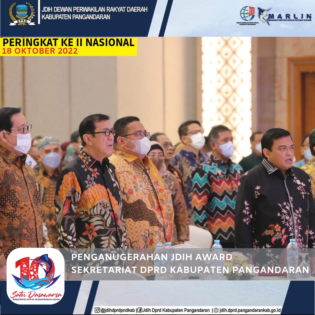 PERTEMUAN NASIONAL PENGELOLAAN JDIH TAHUN 2022