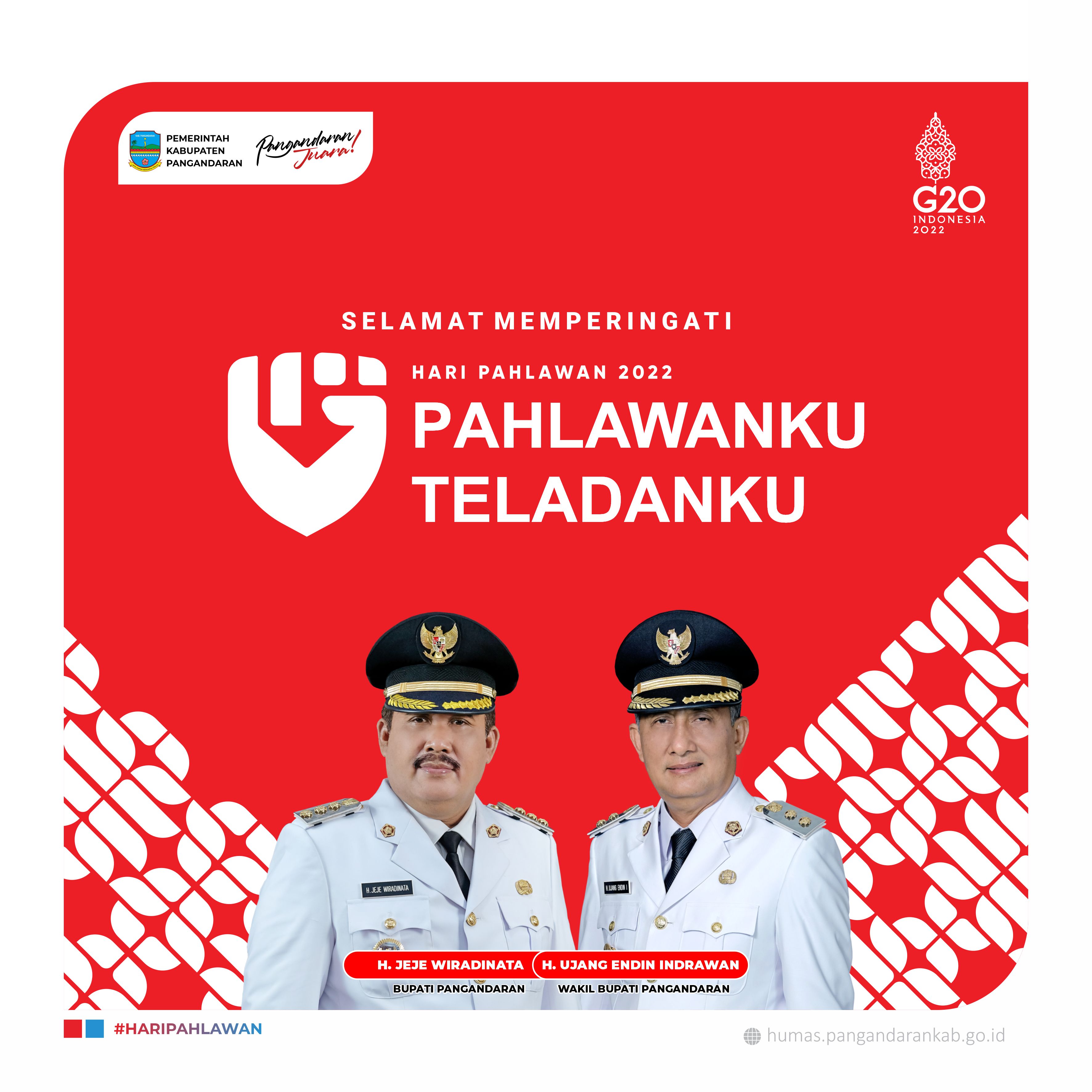 Selamat Hari Pahlawan Nasional 2022