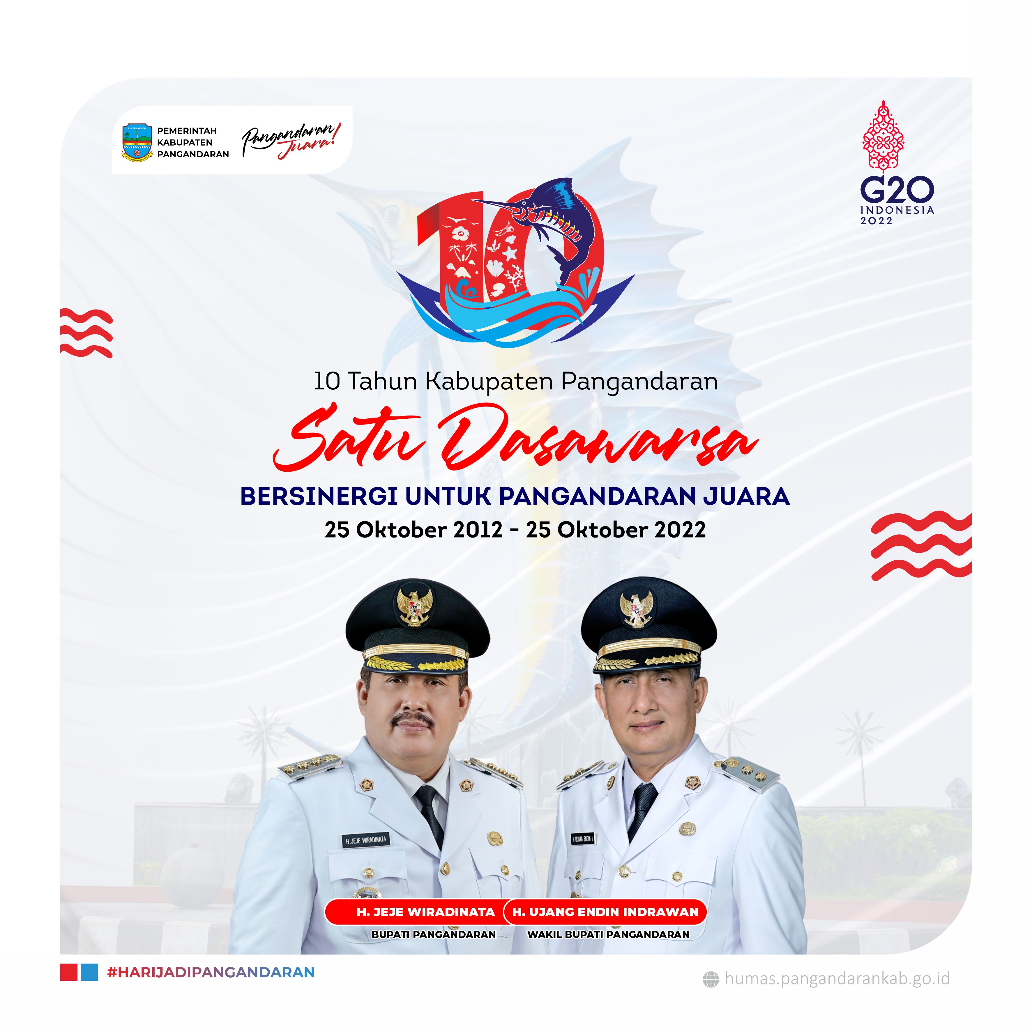 Selamat Hari Jadi Ke-10 Kabupaten Pangandaran