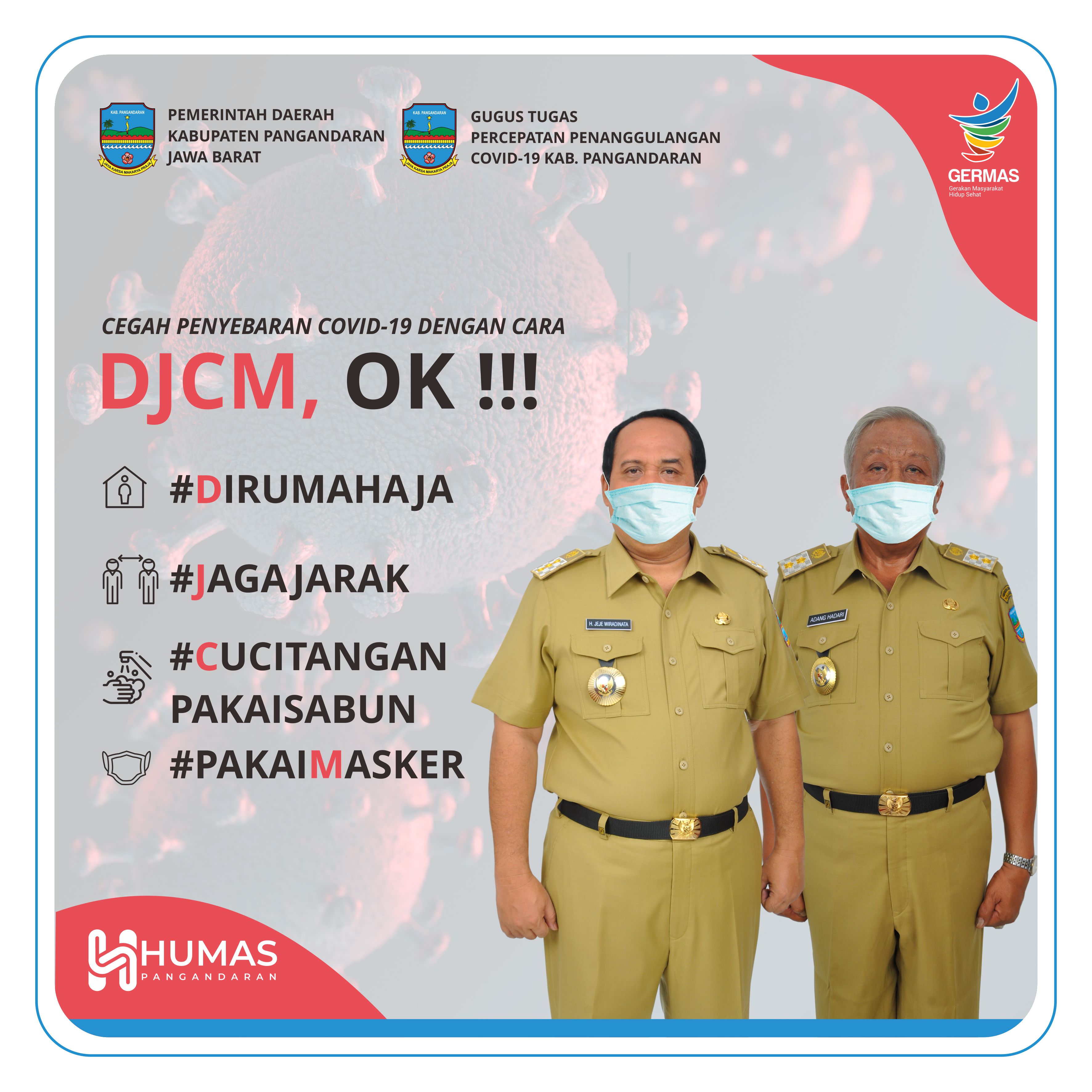 Cegah Penyebaran Covid-19 "DJCM"