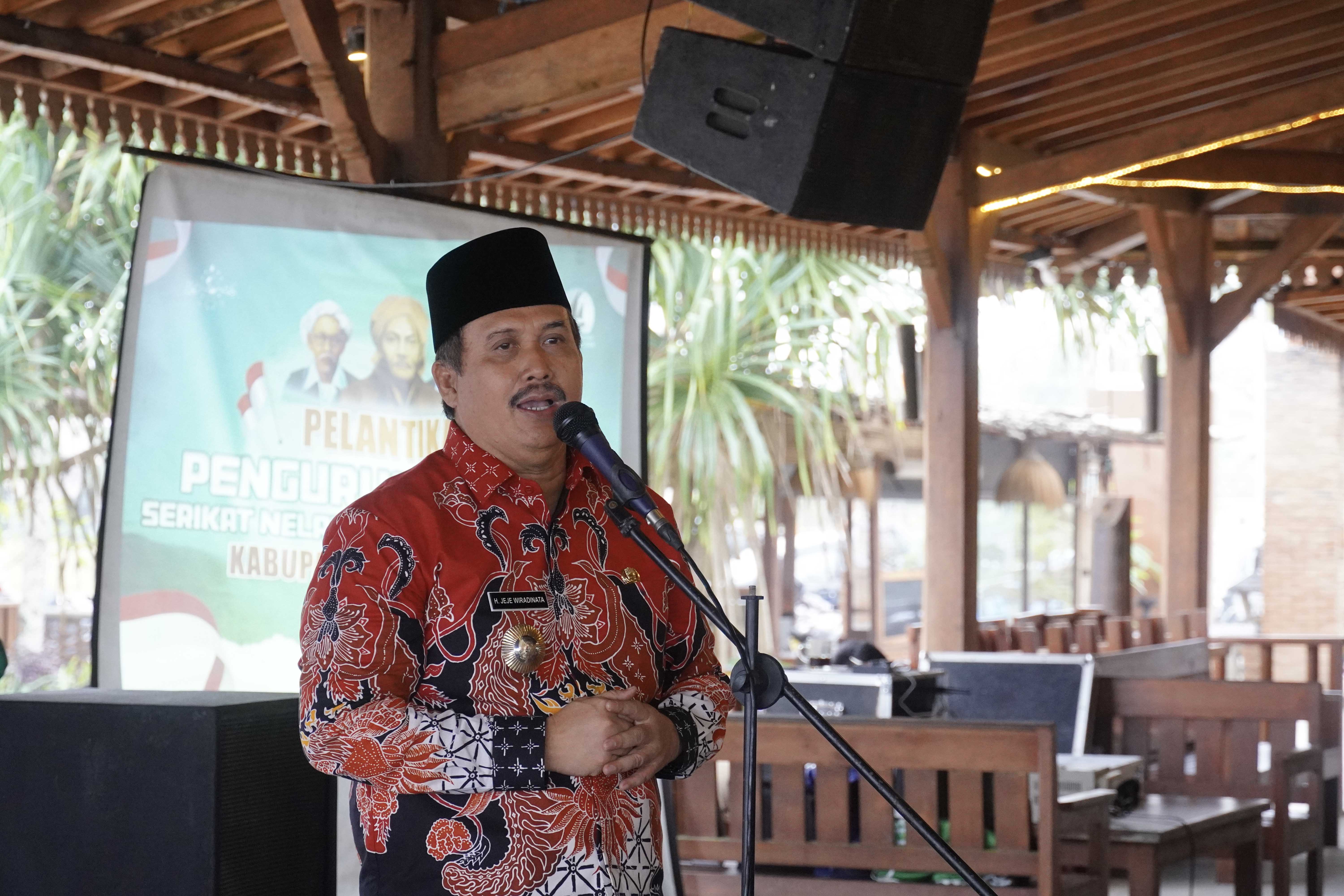 Pelantikan Pimpinan Cabang Serikat Nelayan Nahdatul Ulama Kabupaten Pangandaran masa khidmat 2023 - 2028