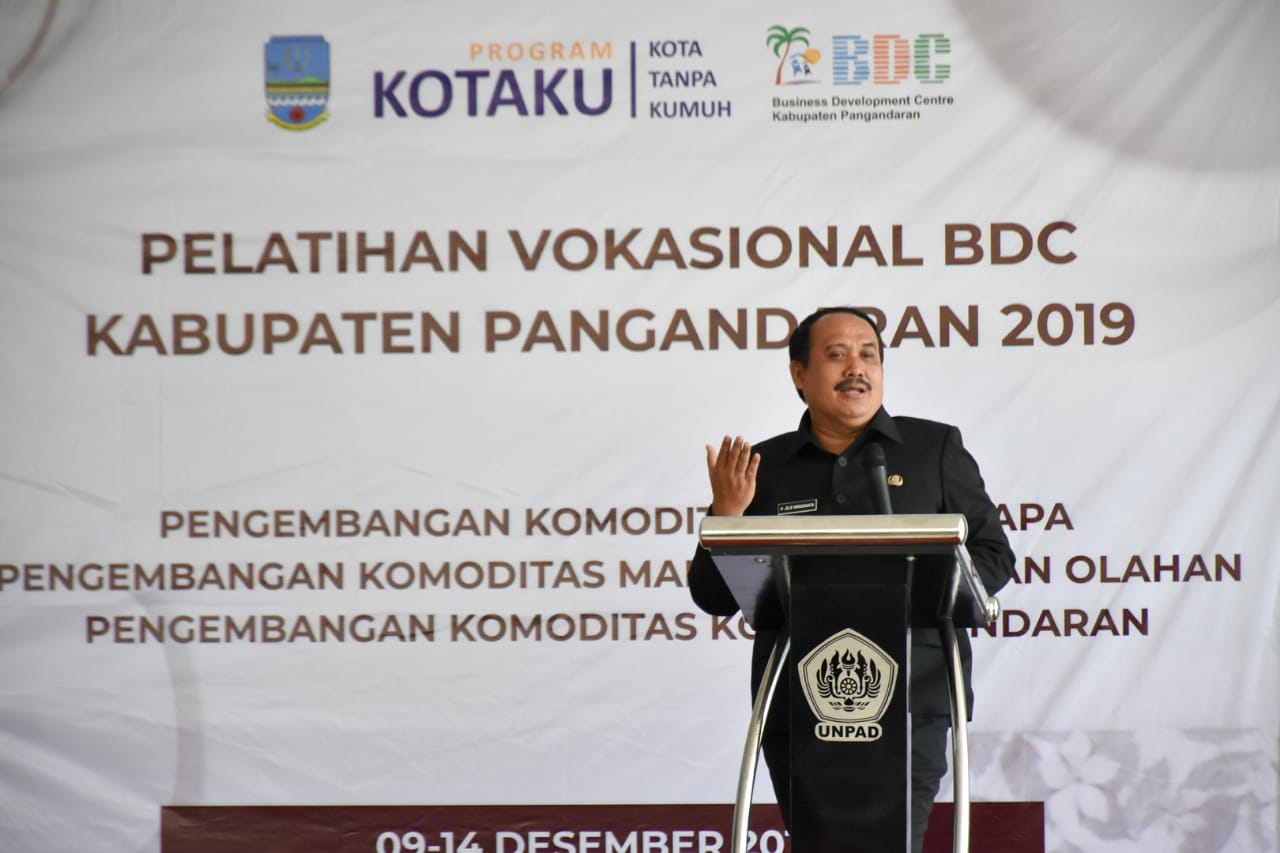 Bupati Buka Pelatihan Vocational BDC Pangandaran