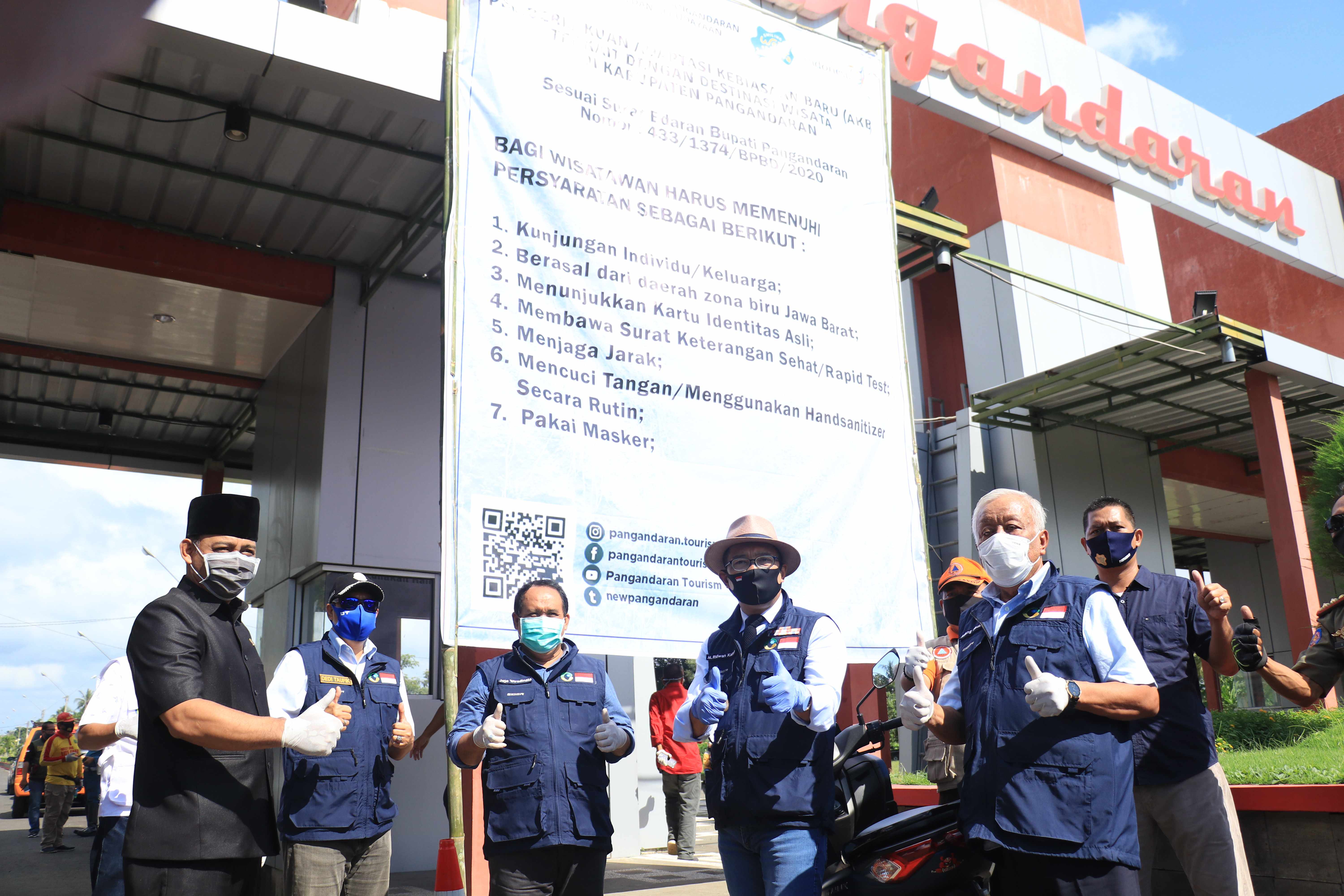 Kunjungan Kerja Gubernur Jawa Barat Pemantauan AKB di Pangandaran