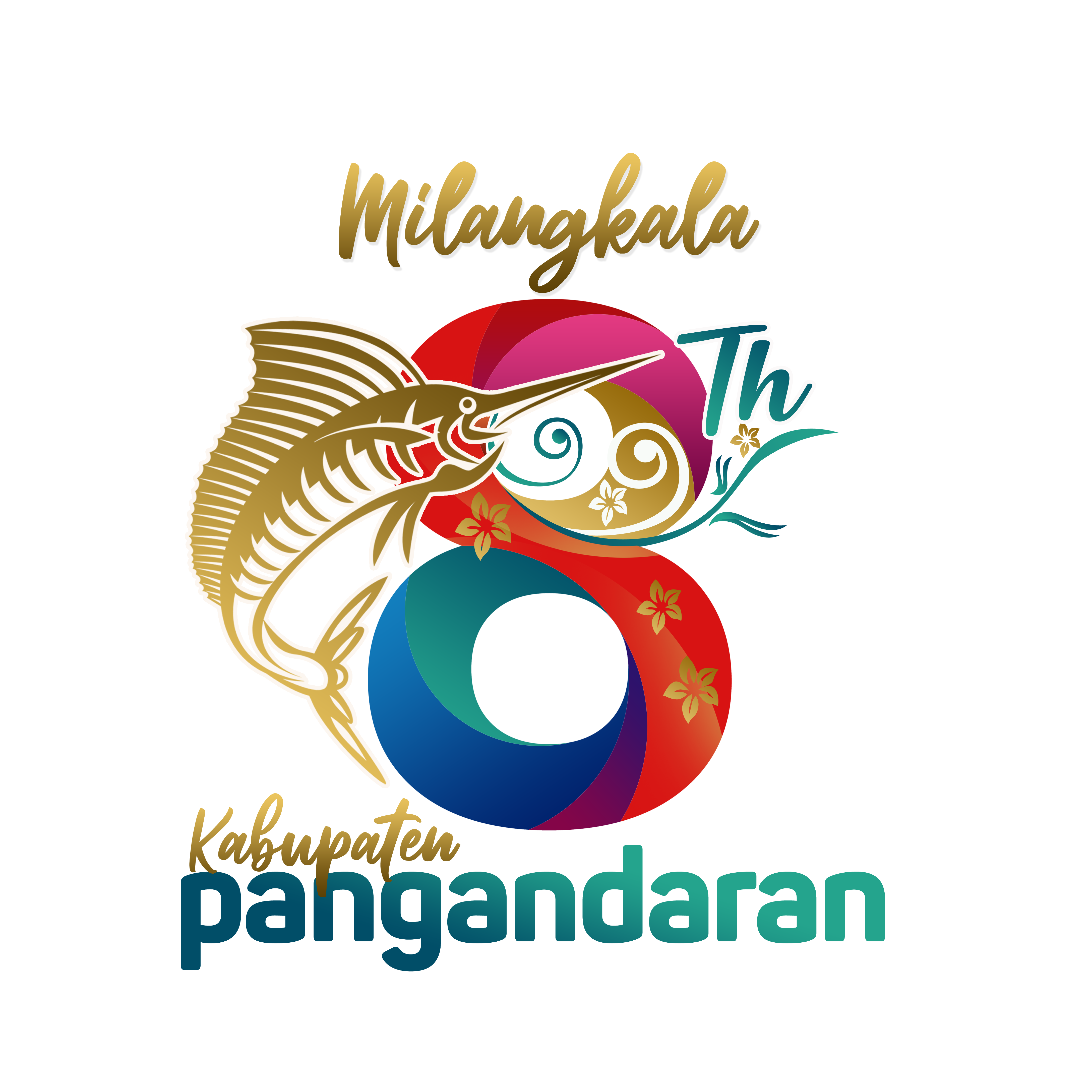 Logo Hari Jadi Ke-8