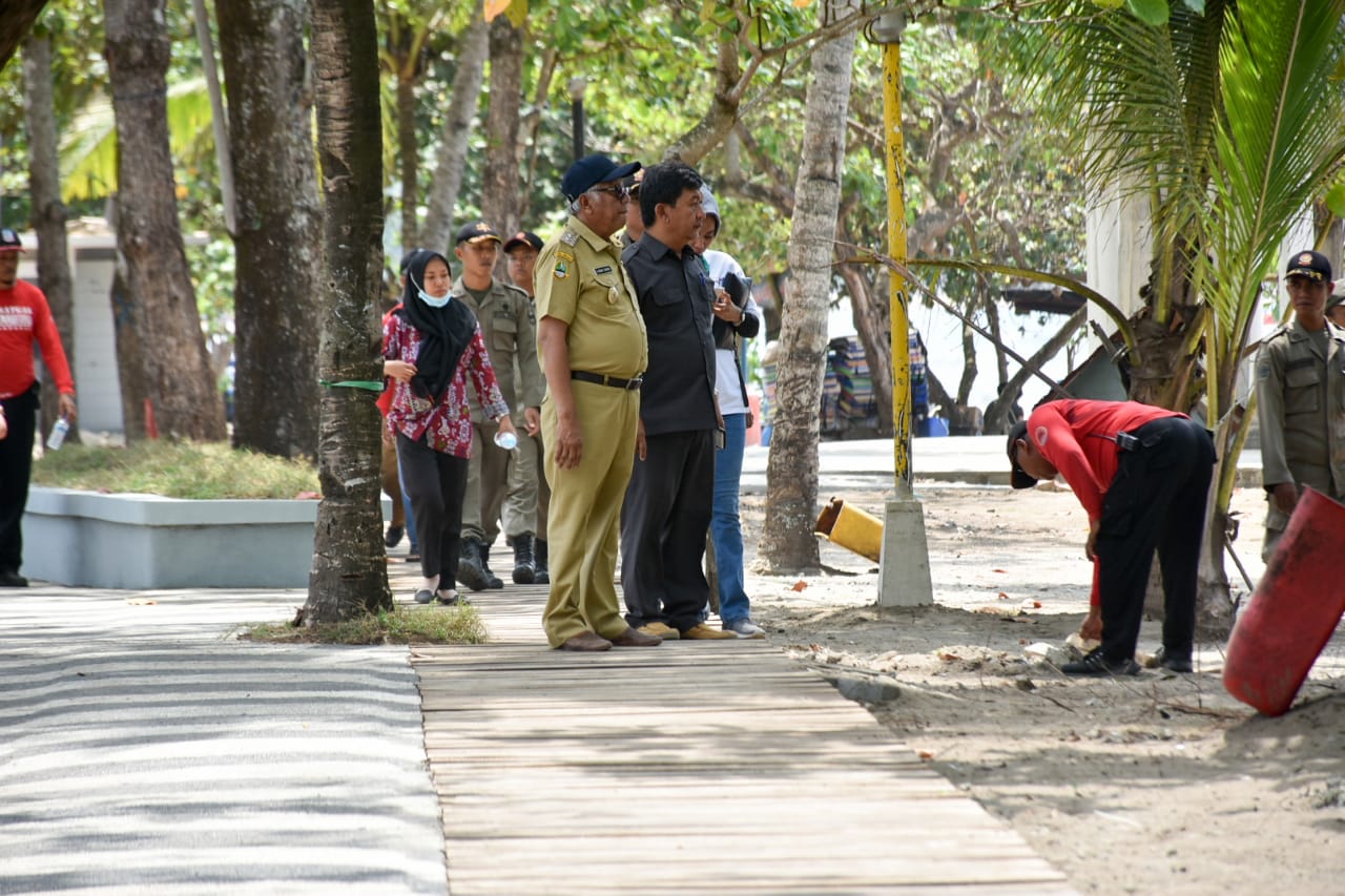 Wabup Pangandaran, Pimpin Relokasi Penataan Pantai Pangandaran