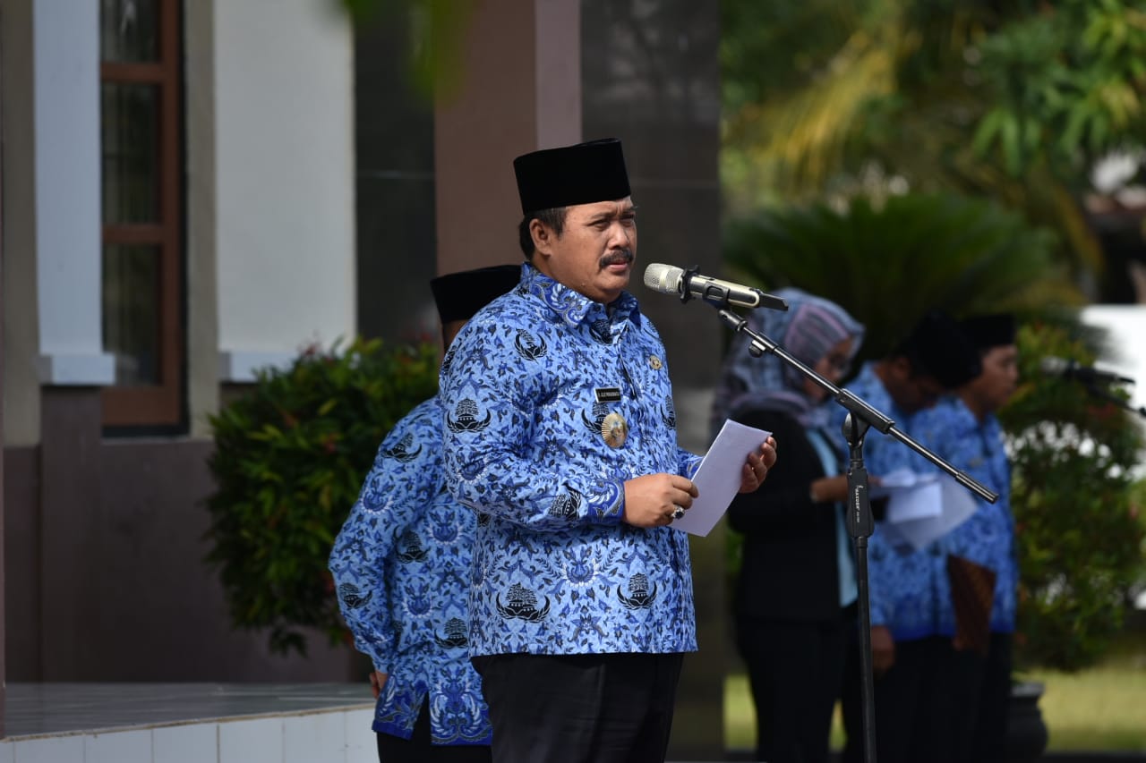 Upacara Kesadaran Nasional Tingkat Kab. Pangandaran Bulan Januari Tahun 2020
