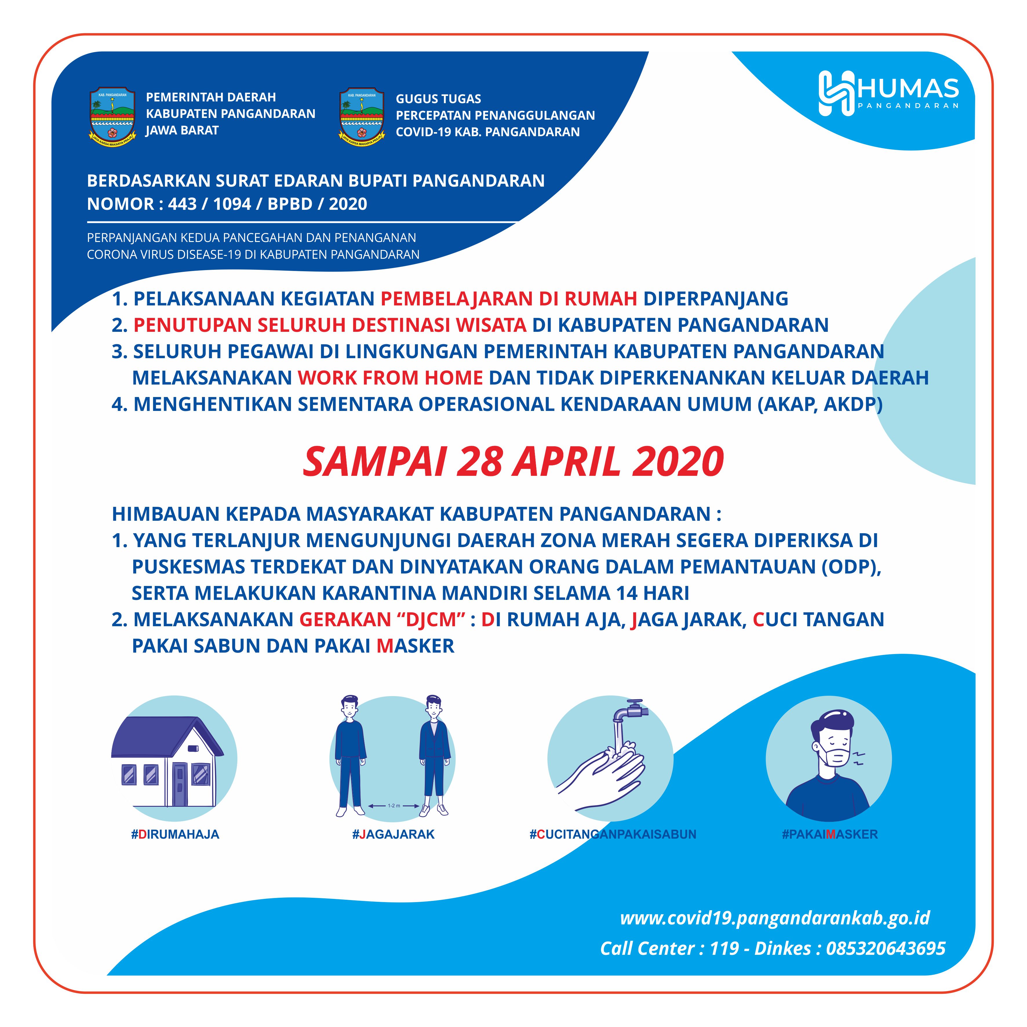 Perpanjangan Kedua Pencegahan dan Penaganan Covid-19