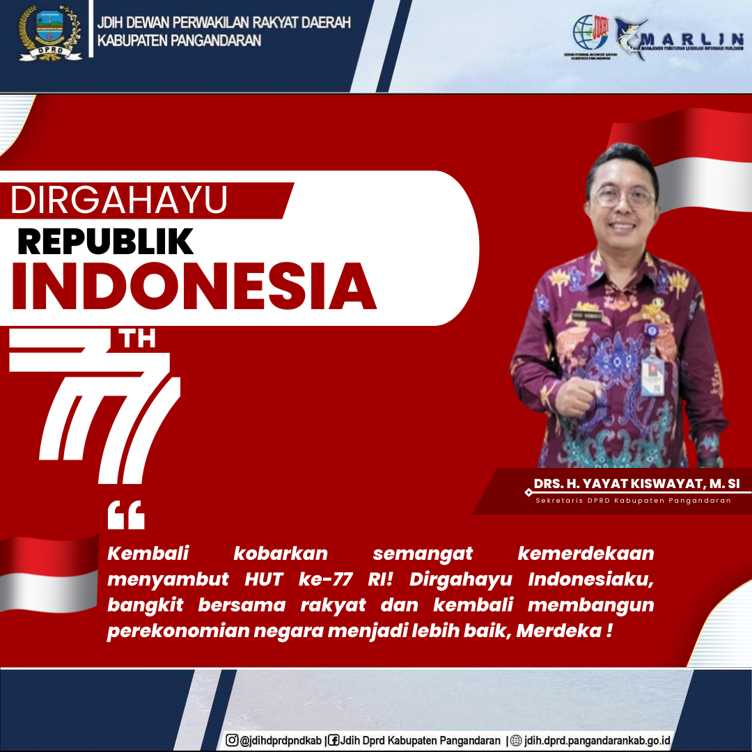 DIRGAHAYU REPUBLIK INDONESIA KE-77