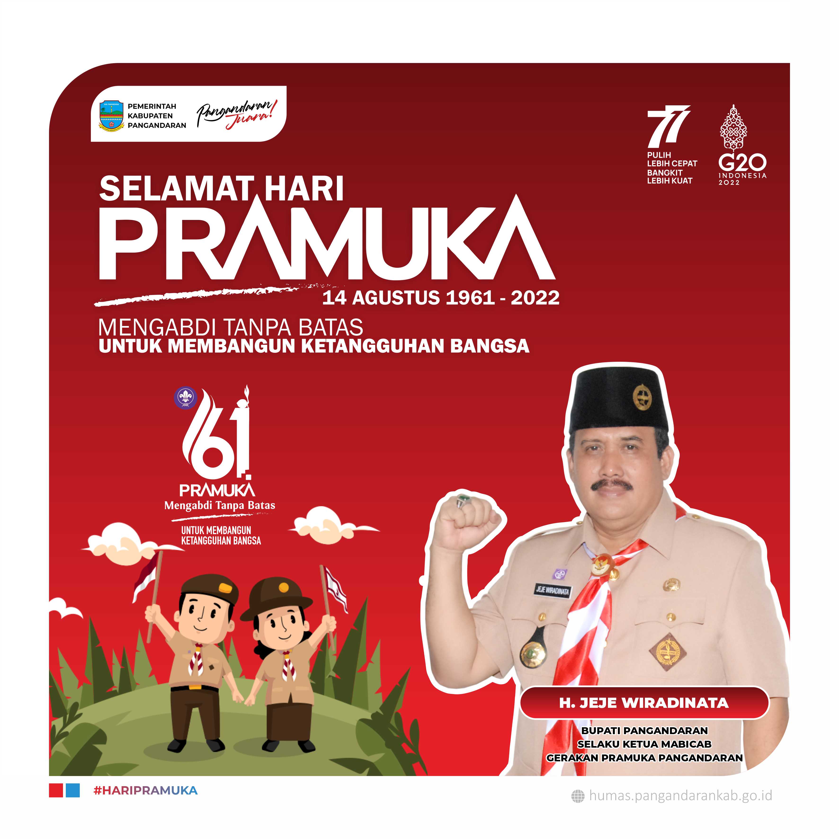 Selamat Hari Pramuka Tahun 2022