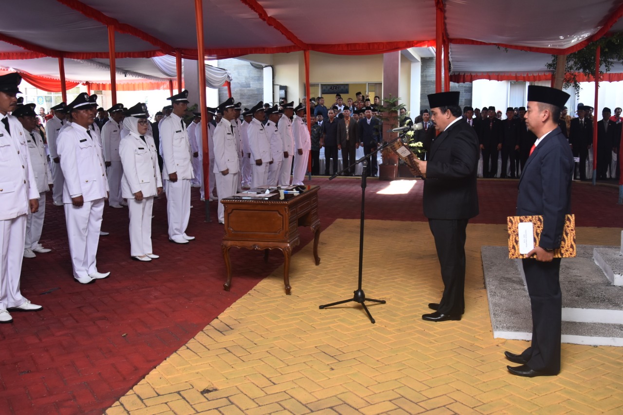 Pelantikan Kades Terpilih Hasil Pilkades Serentak Tahun 2019