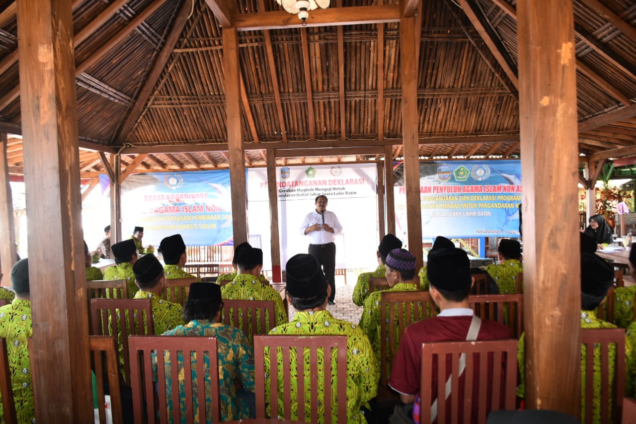 Deklarasi Maghrib Mengaji Untuk Pangandaran Hebat Jabar Juara Lahir Batin