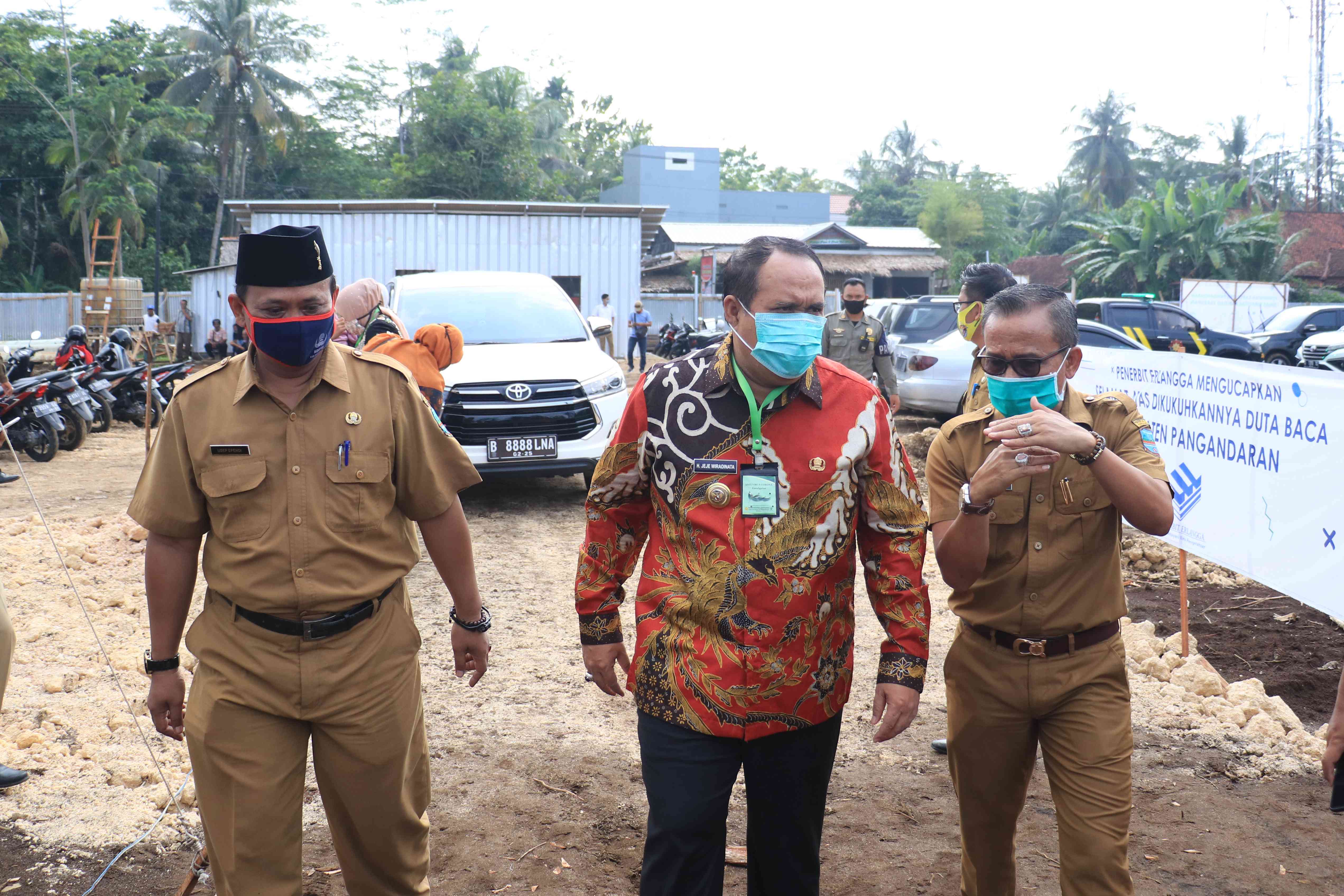 Peletakan Batu Pertama Pembangunan Gedung Perpustakaan Daerah