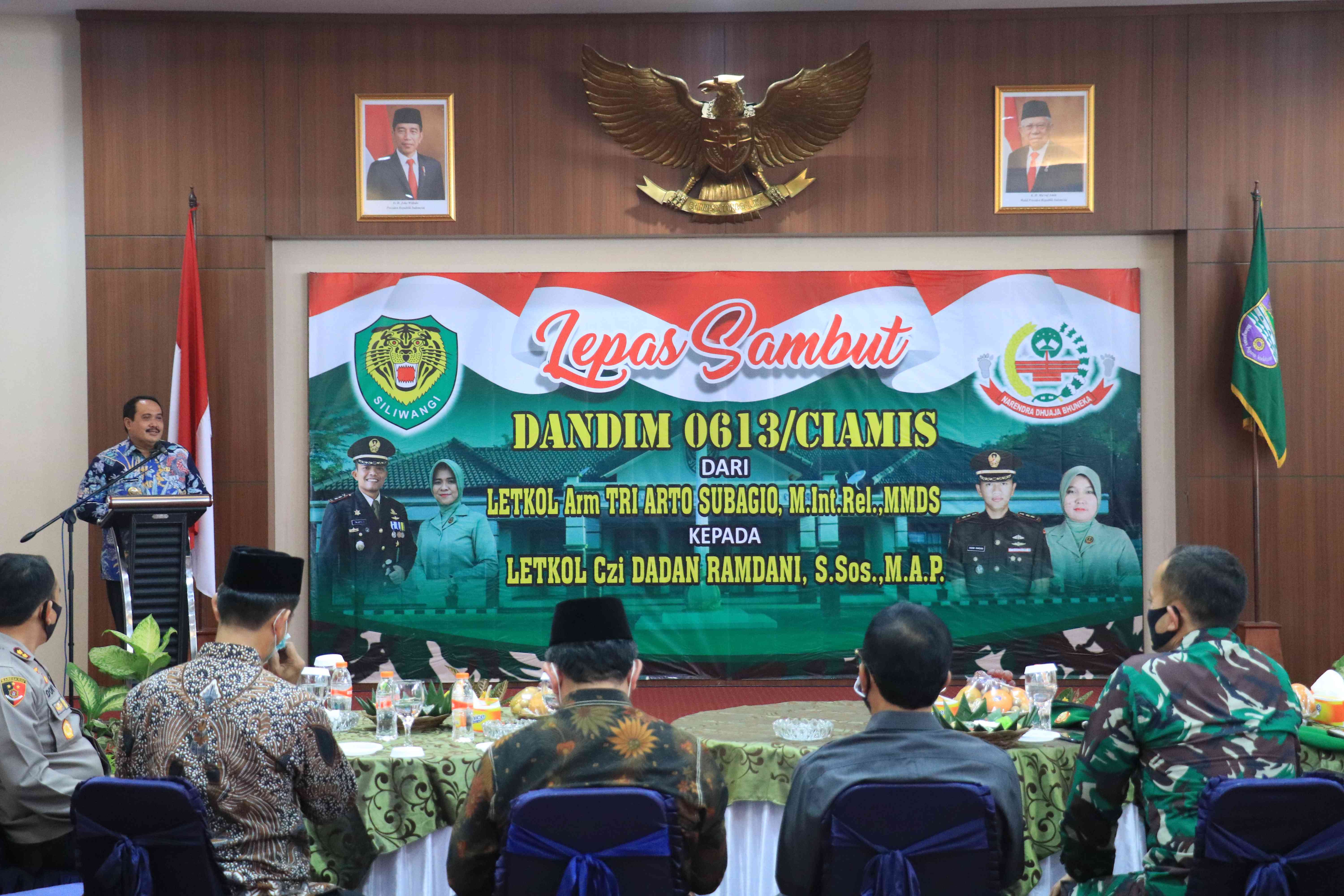 Lepas Sambut Dandim 0613 Ciamis