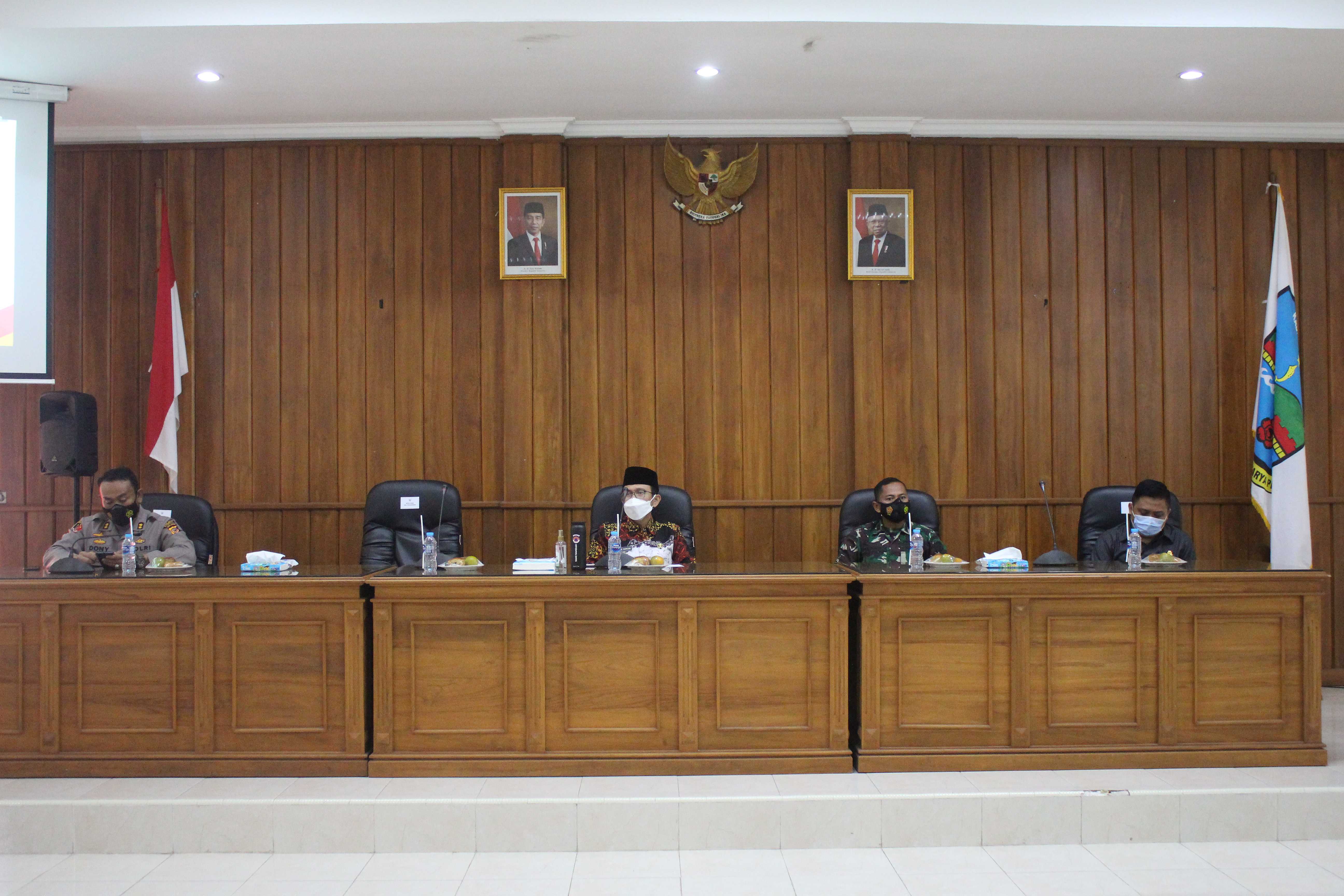 Rapat Koordinasi Tingkat Kabupaten Sekaligus Perpisahan Pjs Bupati Pangandaran