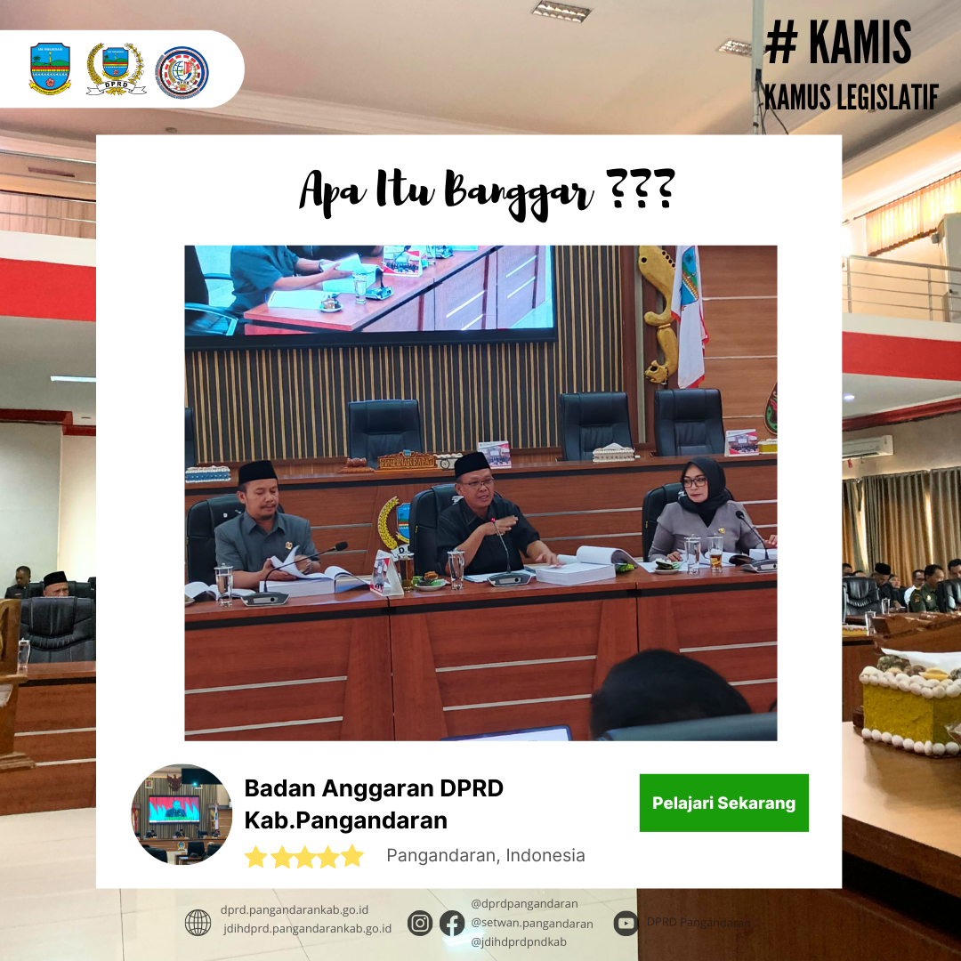 Apa itu Banggar ?