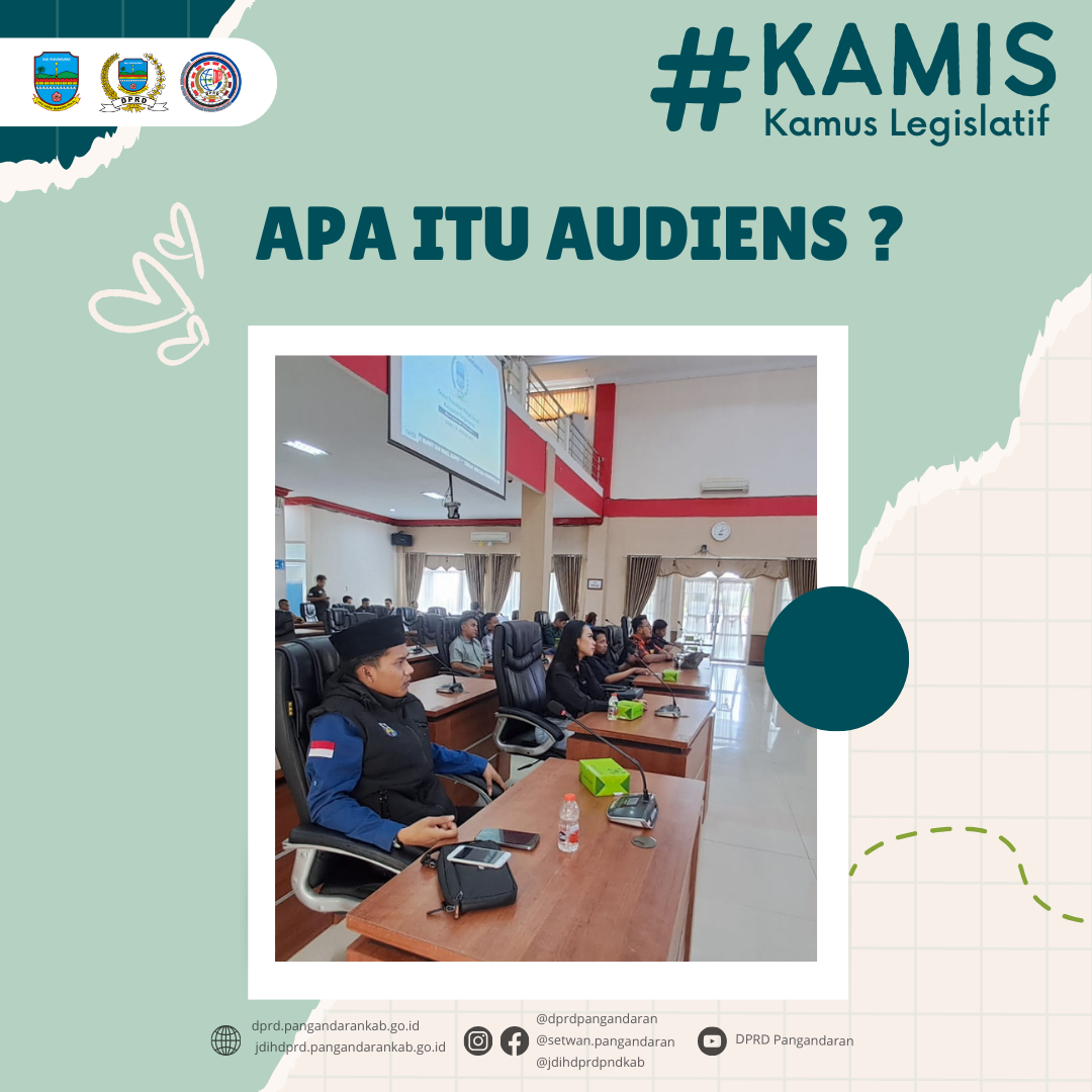Infografis Apa Itu Audiensi ?