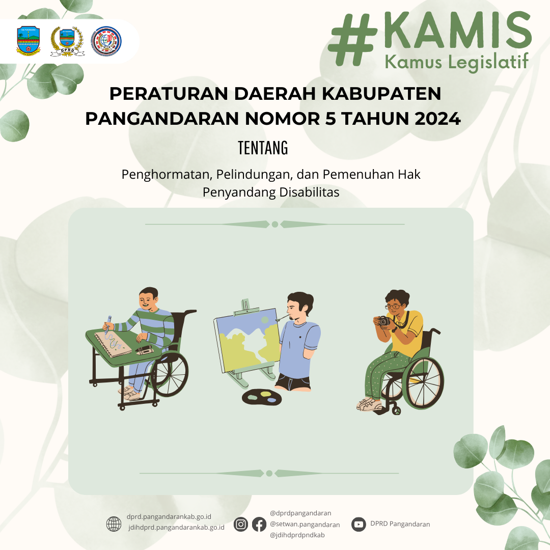 Infografis PERATURAN DAERAH KABUPATEN PANGANDARAN NOMOR 5 TAHUN 2024
