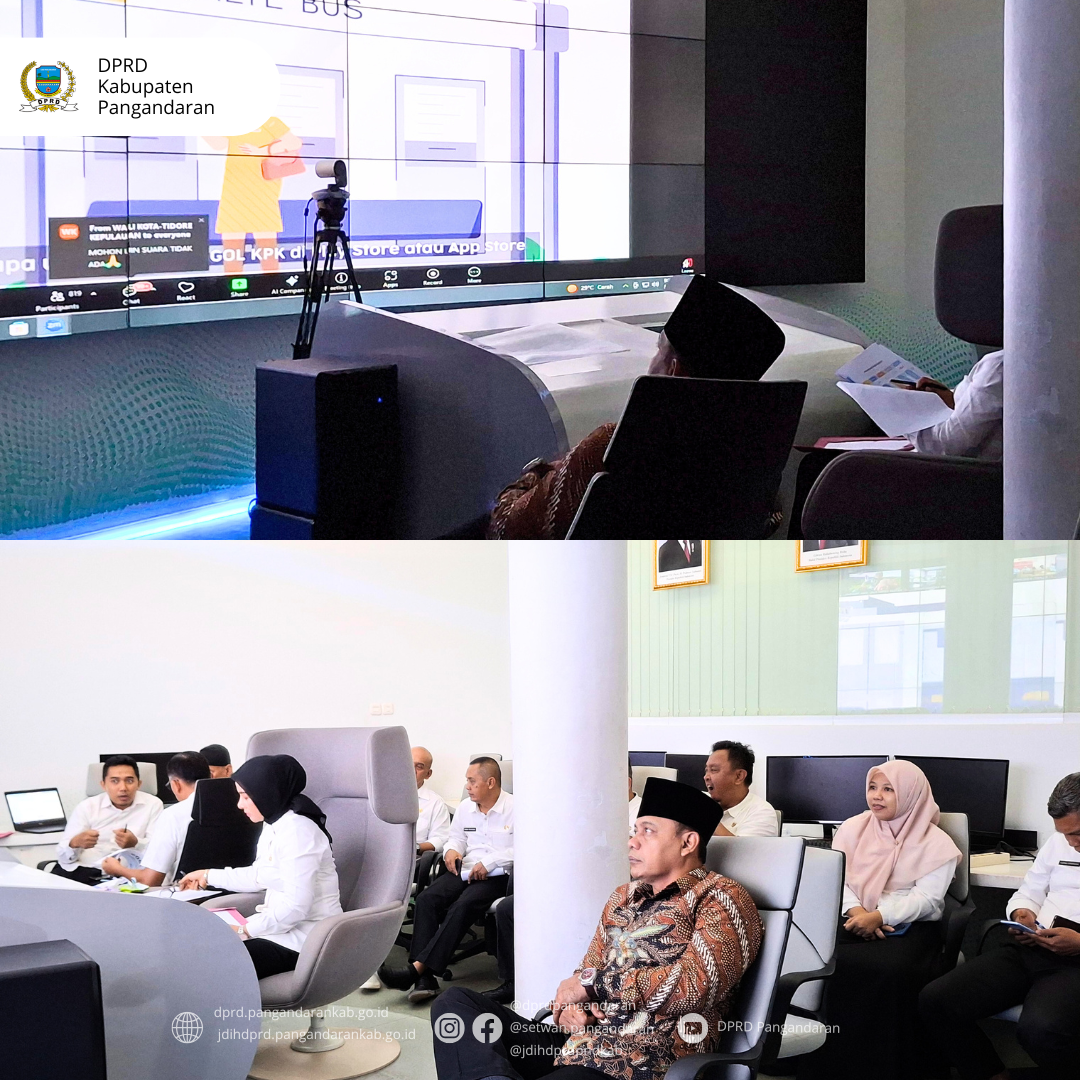 Zoom Meeting dengan KPK terkait IPKD MCP