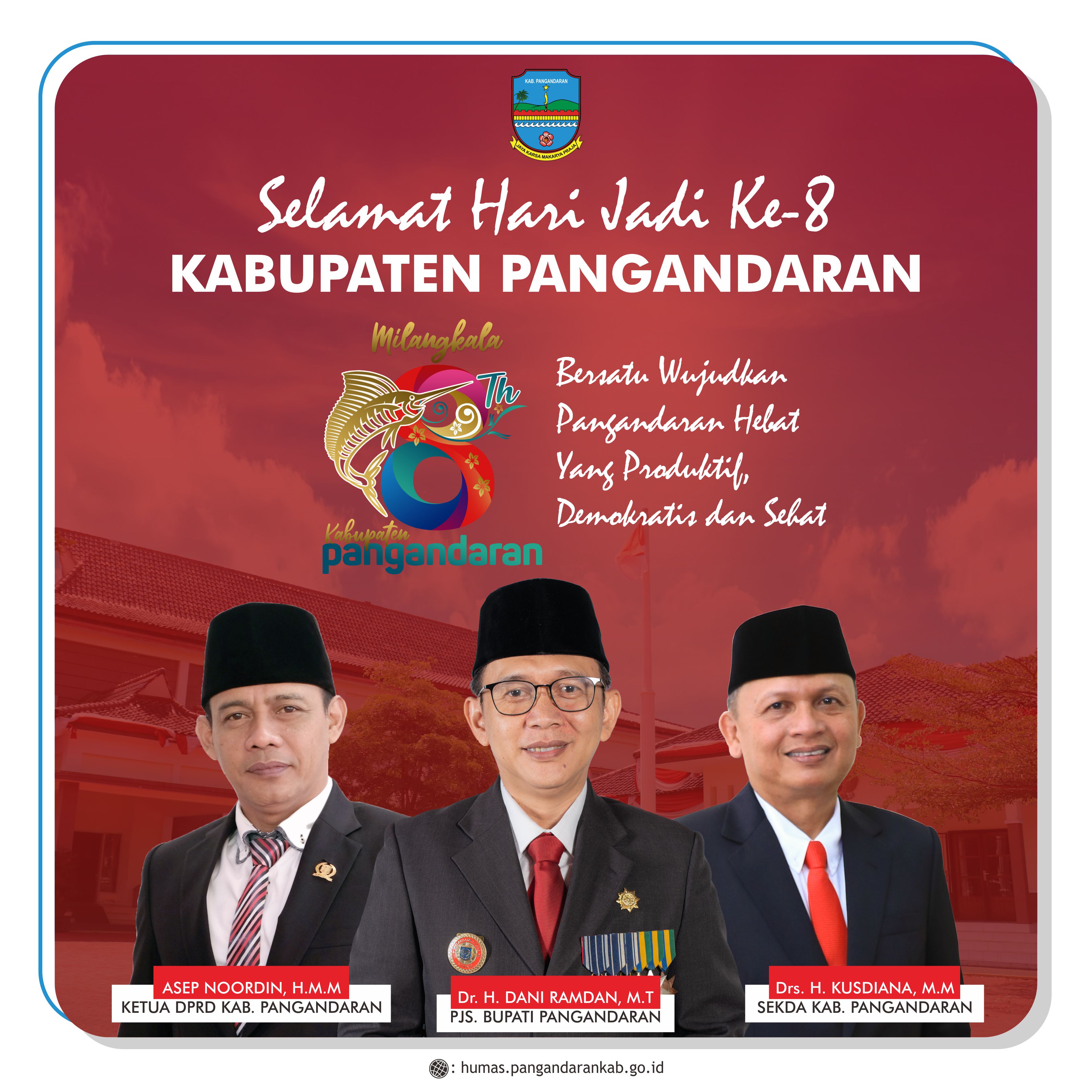 Selamat Hari Jadi Ke-8 Kabupaten Pangandaran