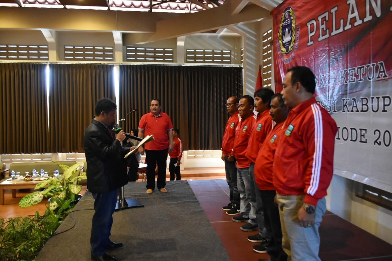 Pelantikan Pengurus PSSI Kab. Pangandaran