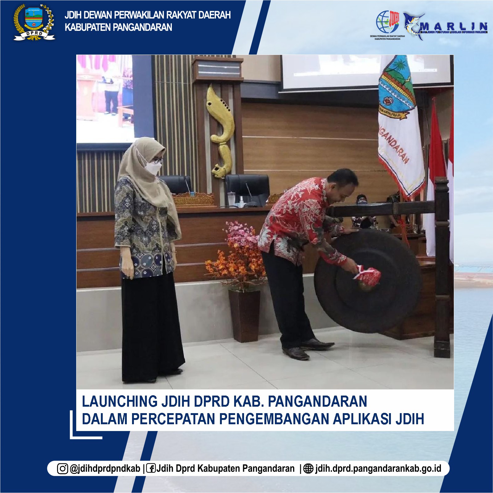 LAUNCHING JDIH DPRD KABUPATEN PANGANDARAN