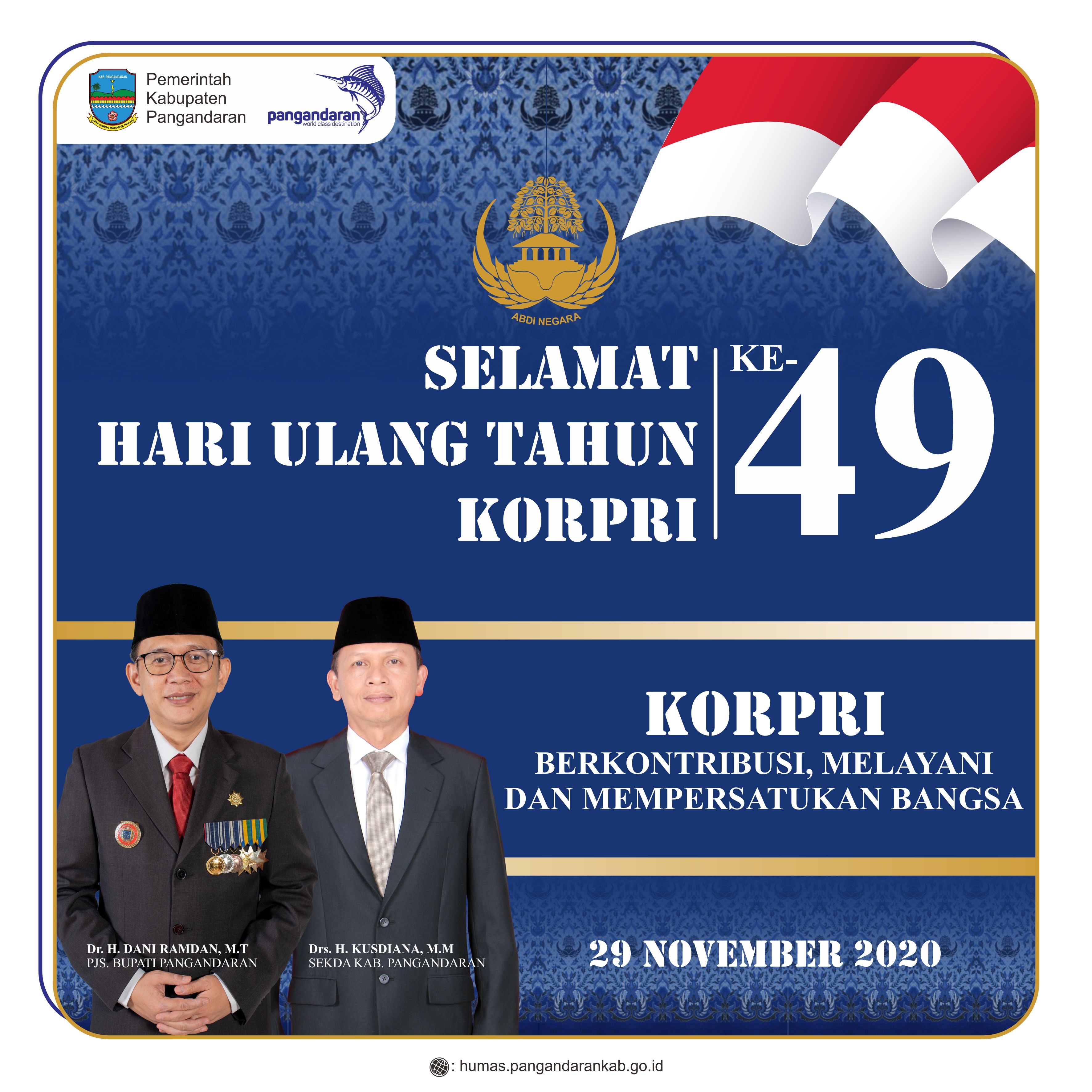 Selamat HUT KORPRI Tahun 2020