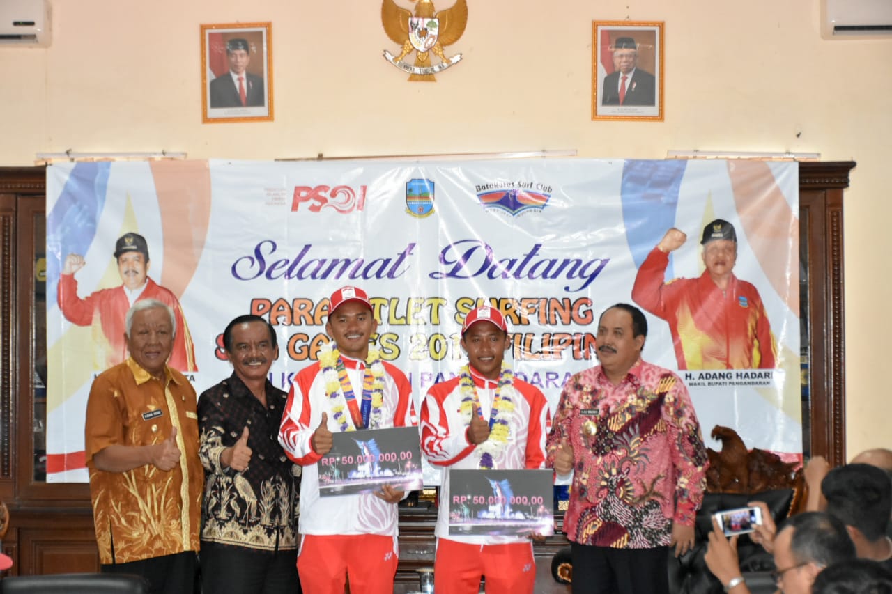 Penyambutan  Atlet Surfing Sea Games 2019