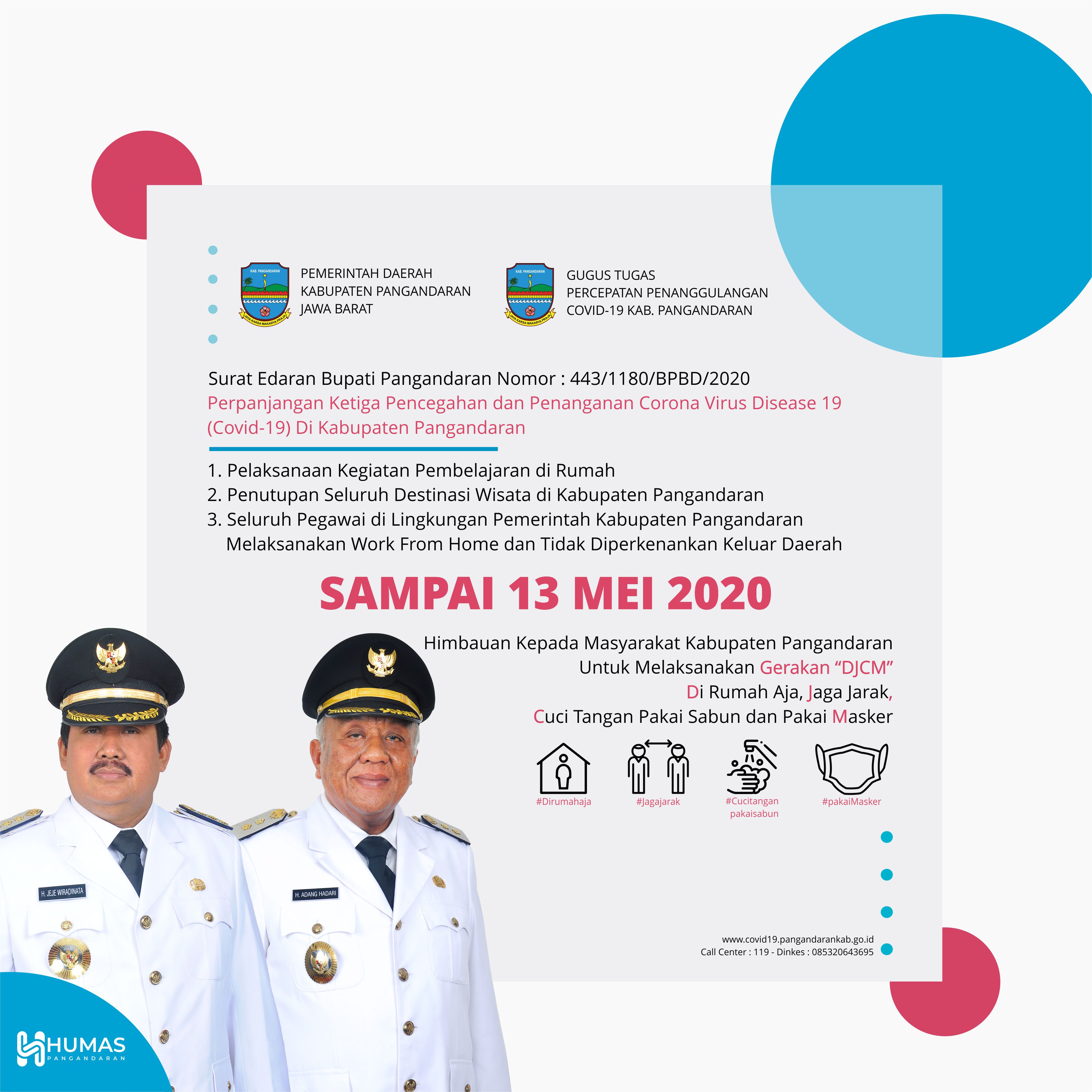 Perpanjangan Ketiga Pencegahan dan Penaganan Covid-19