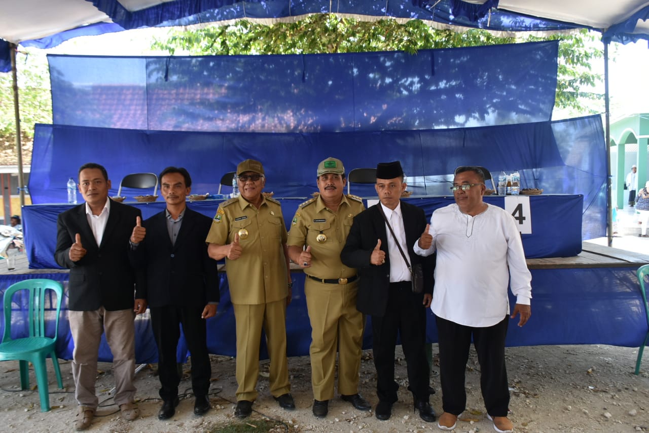 Bupati dan Wabup Pangandaran, Pantau PILKADES Serentak
