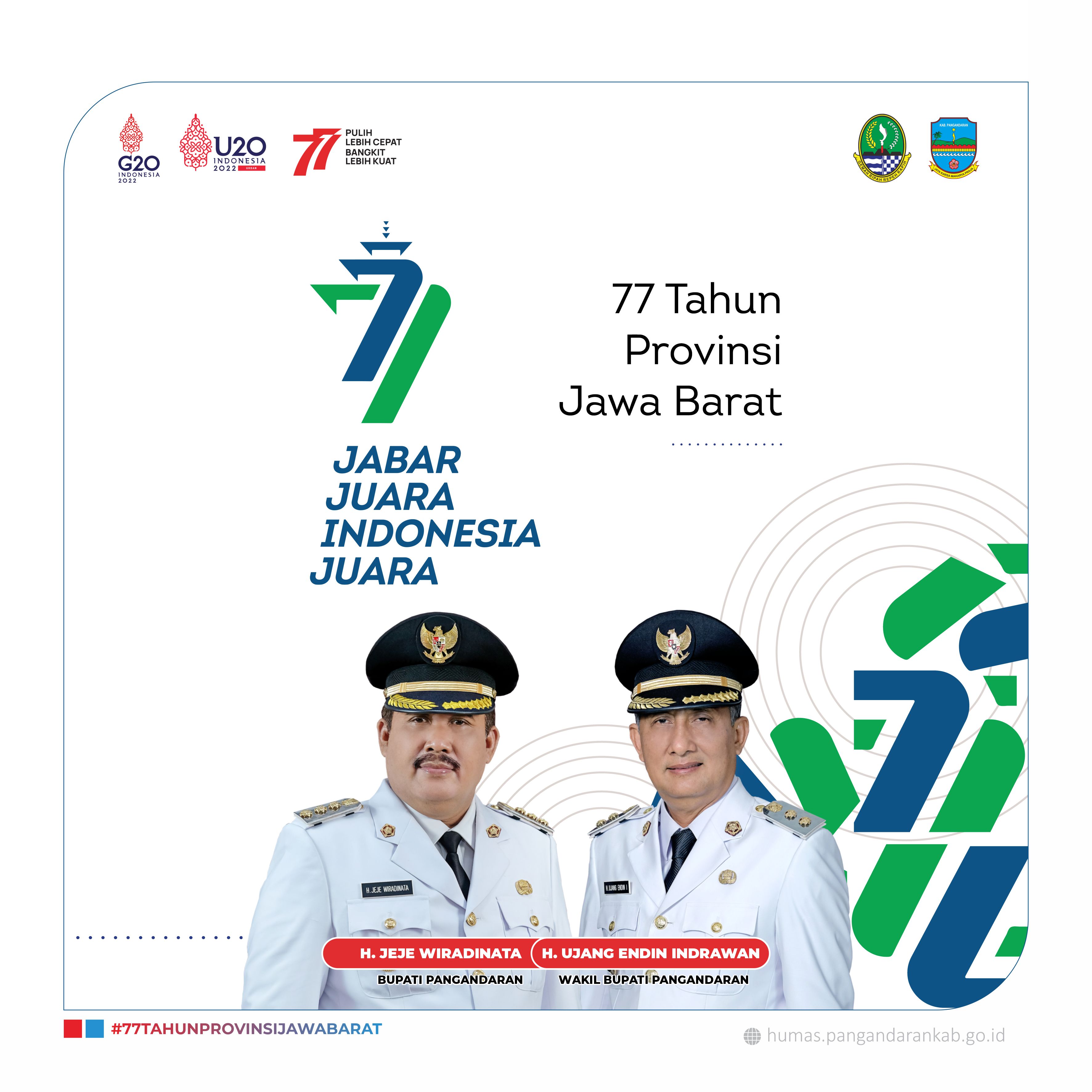 Dirgahayu Jawa Barat Ke-77