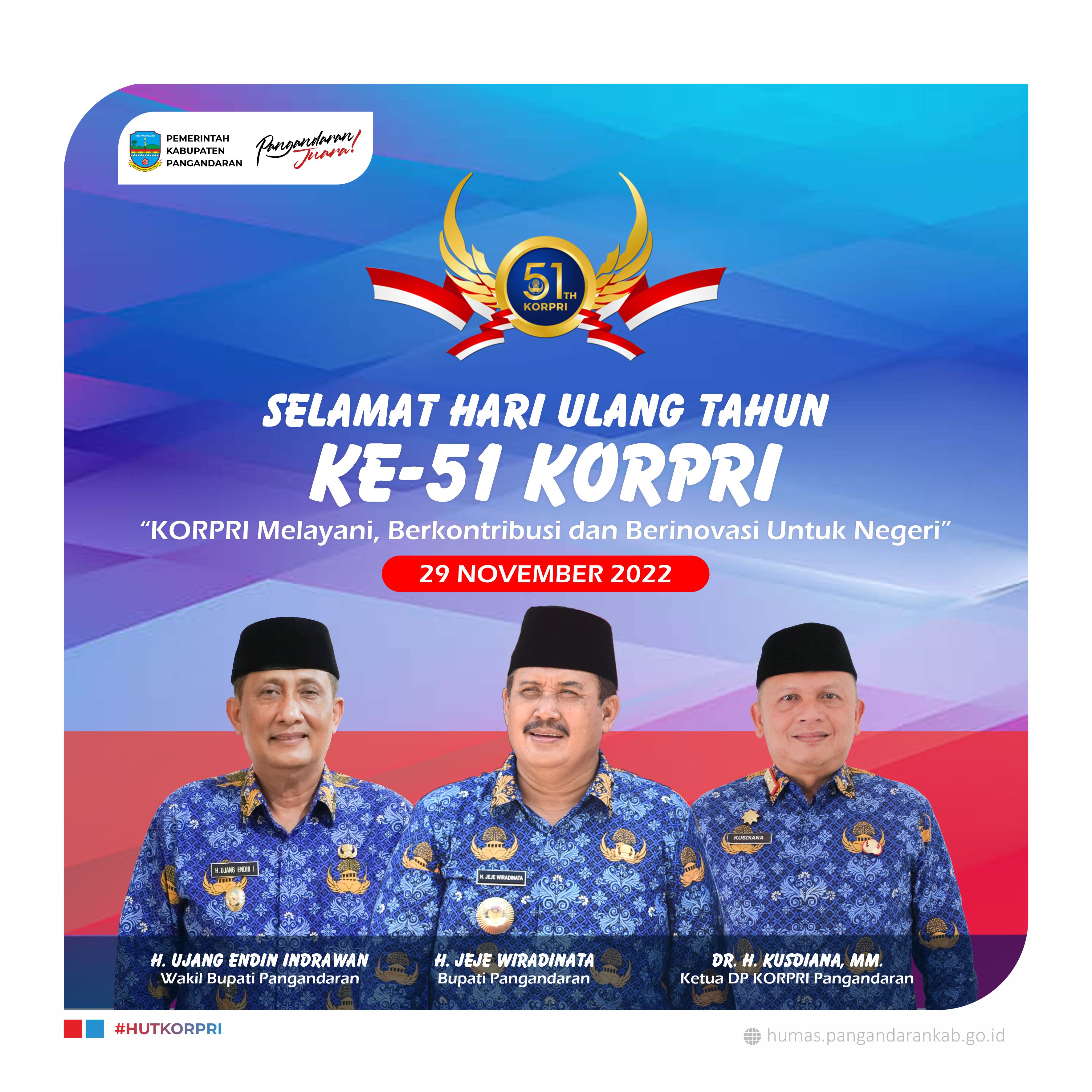 Selamat Hari Ulang Tahun Ke-51 KORPRI