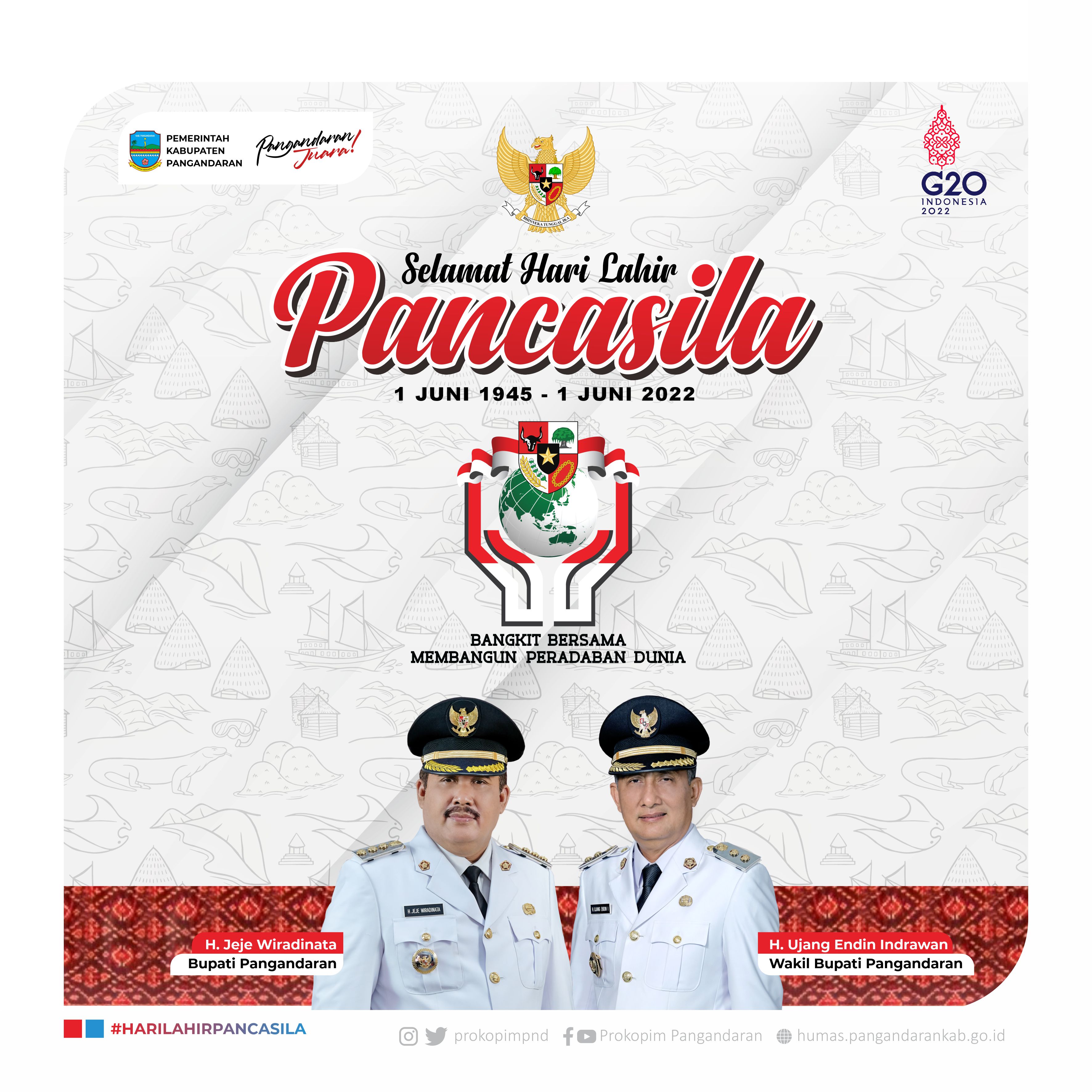 Selamat Hari Pancasila Tahun 2022