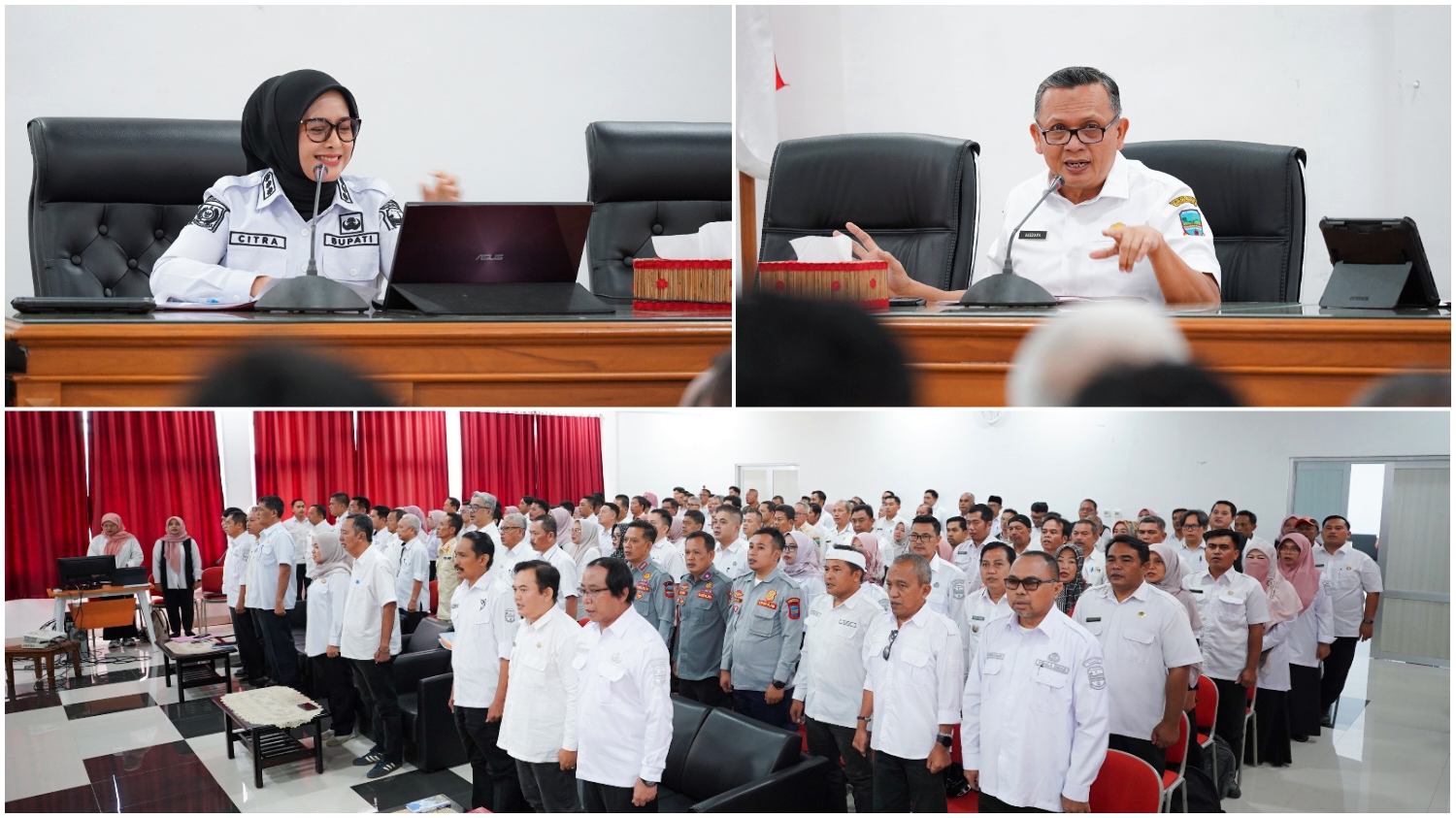 Rapat Evaluasi Pembangunan Daerah 2025, Bupati Citra Tekankan Penguatan PAD dan Penurunan Defisit