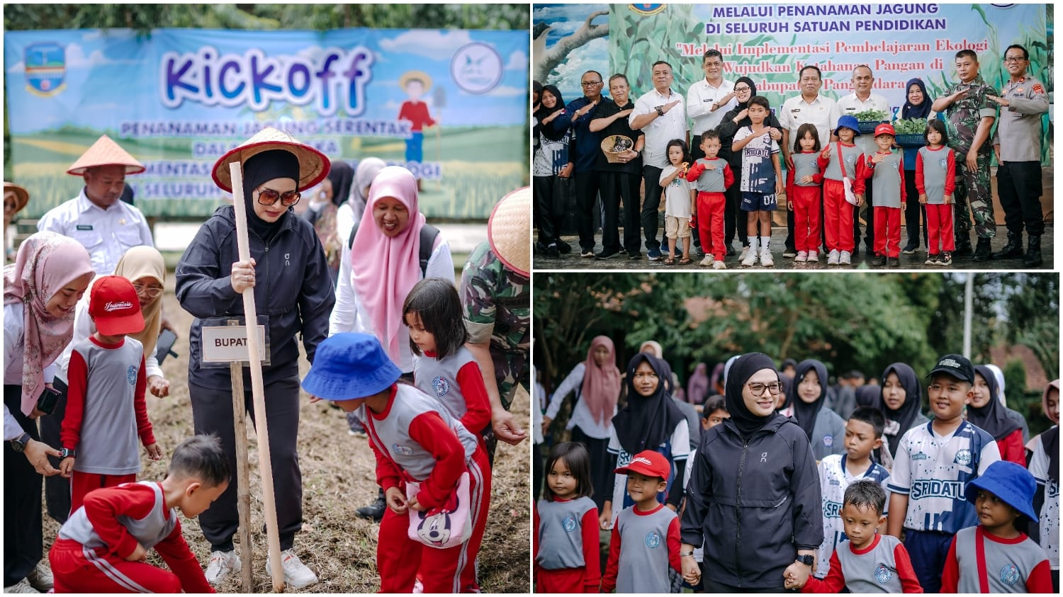 Kick Off Penanaman Jagung Serentak di Pangandaran, Program Ekologi Sekolah Dukung Ketahanan Pangan Nasional