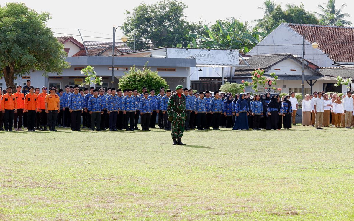 Upacara Hari Bela Negara ke-77 Tingkat Kabupaten Pangandaran Digelar di Alun alun Parigi