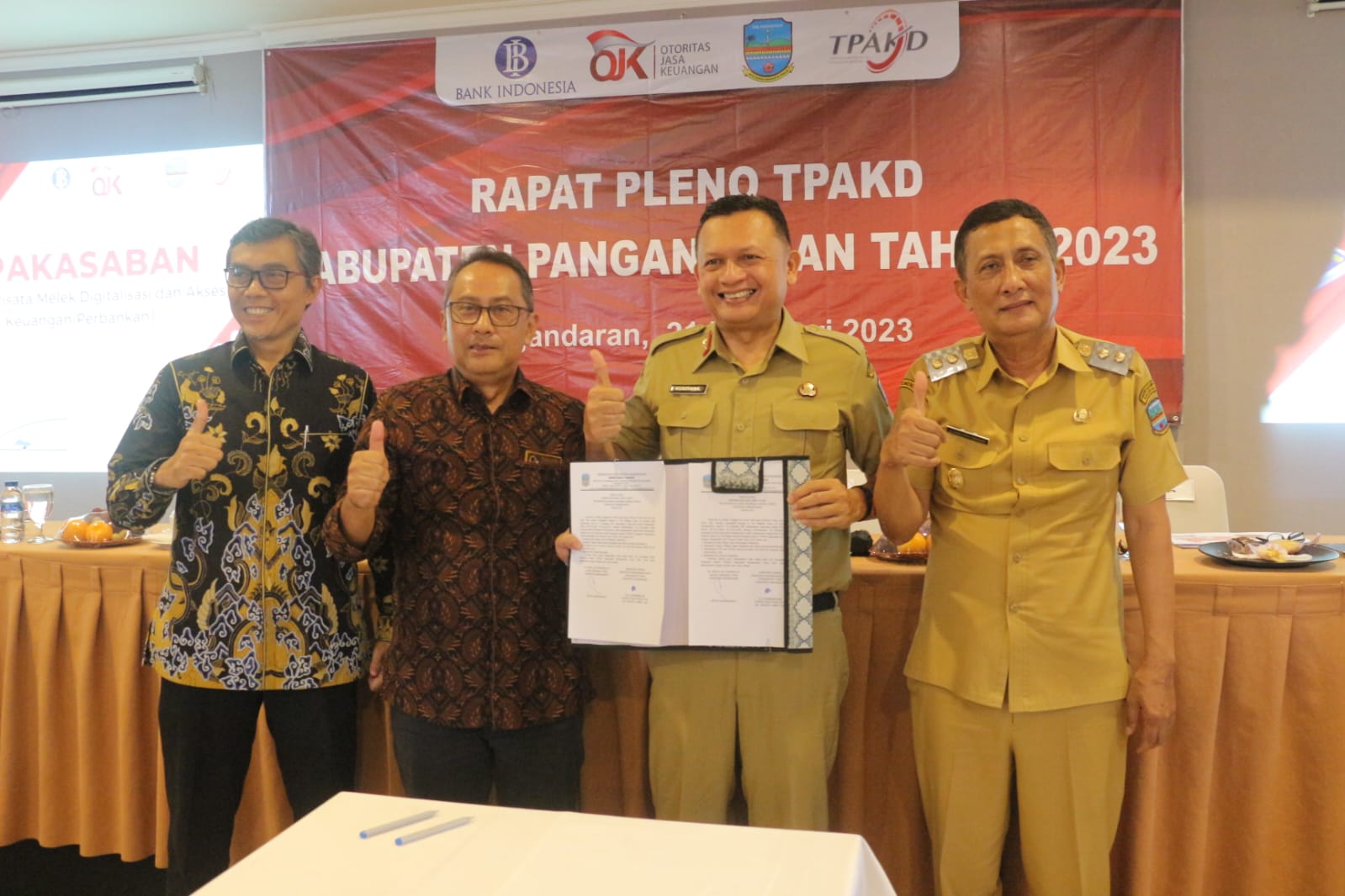 Rapat Pleno Tim Percepatan Akses Keuangan Daerah Kabupaten Pangandaran, Bahas Program Kerja 2023