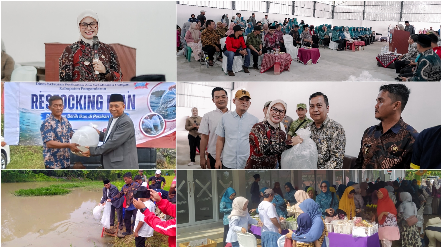 Pemkab Pangandaran Laksanakan Gerakan Pangan Murah dan Pelestarian Ekosistem Sungai di Mangunjaya