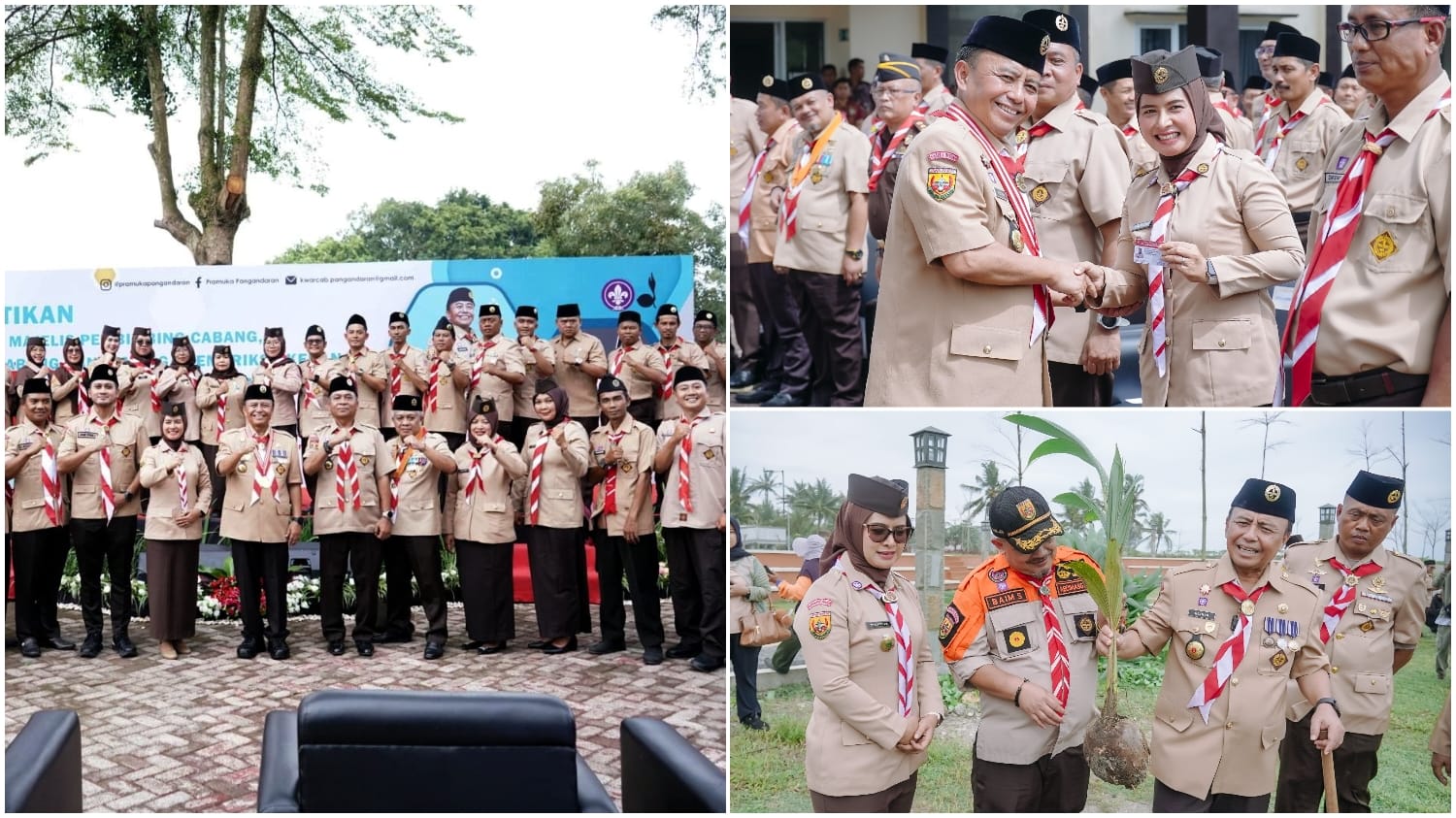 Sekda Jabar Herman Suryatman Lantik Pengurus Mabicab, Kwarcab dan LPK Pramuka Pangandaran Masa Bakti 2026–2031