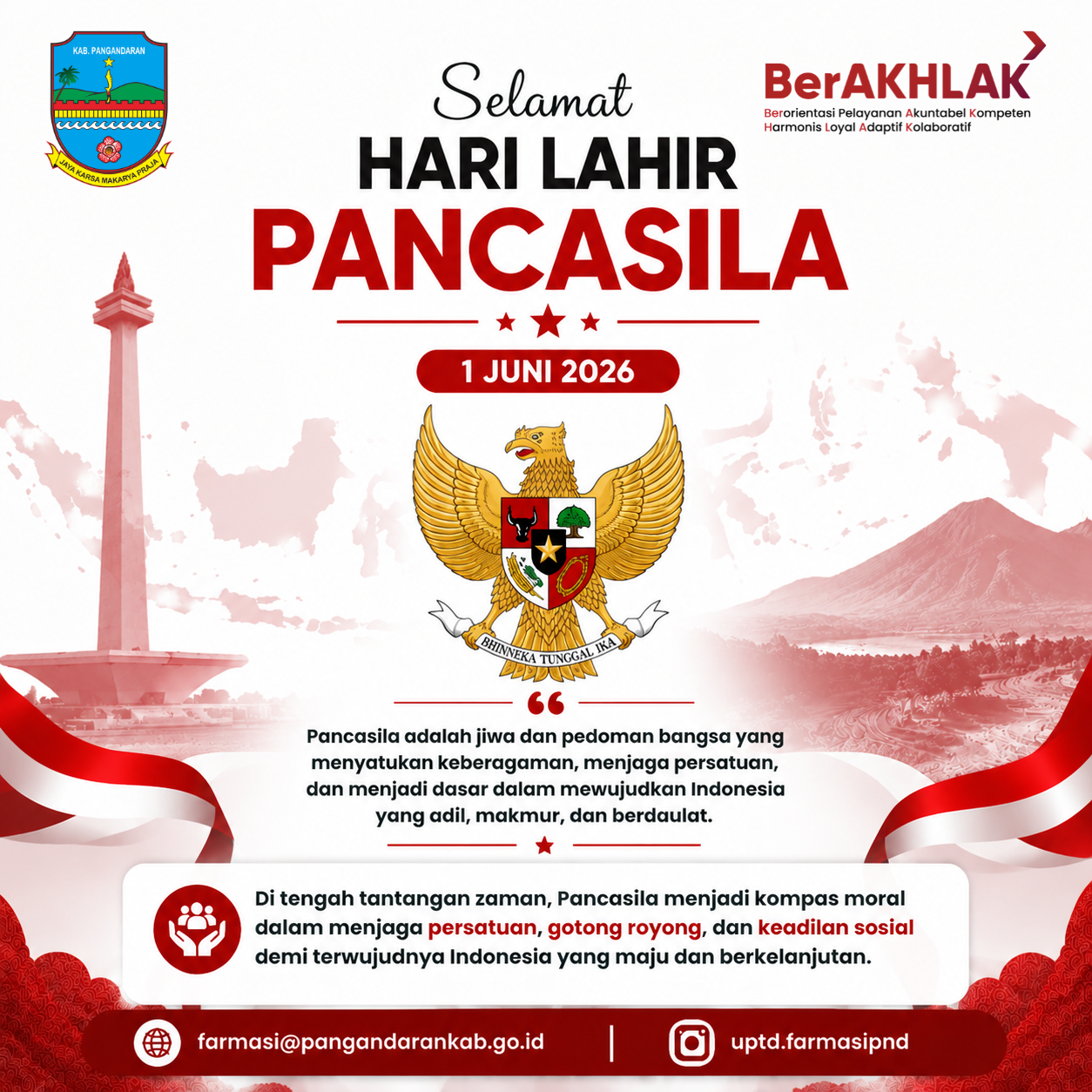 Selamat Hari Lahir Pancasila 1 Juni 2026
